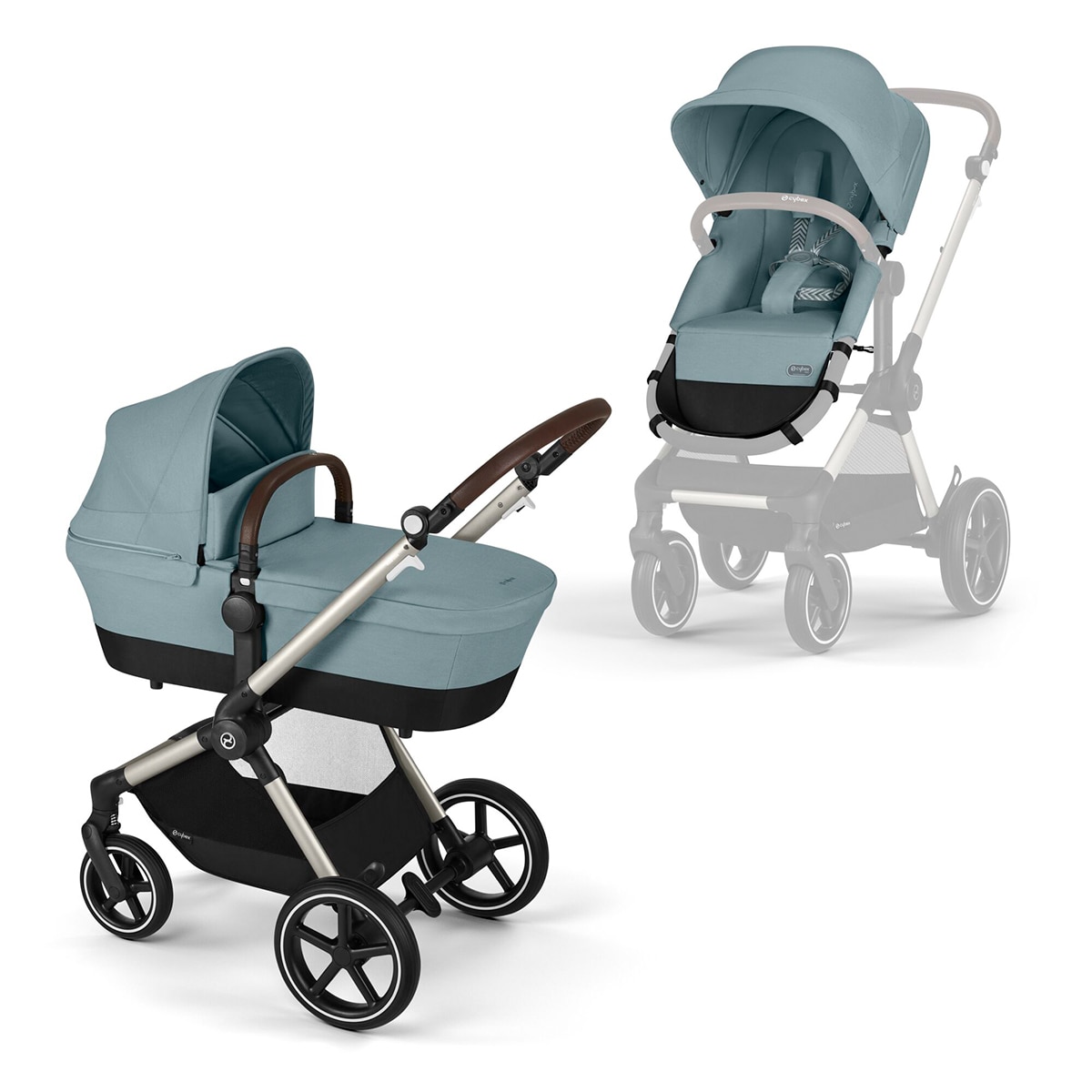Carrinho de Passeio EOS Lux Azul-marinho-3