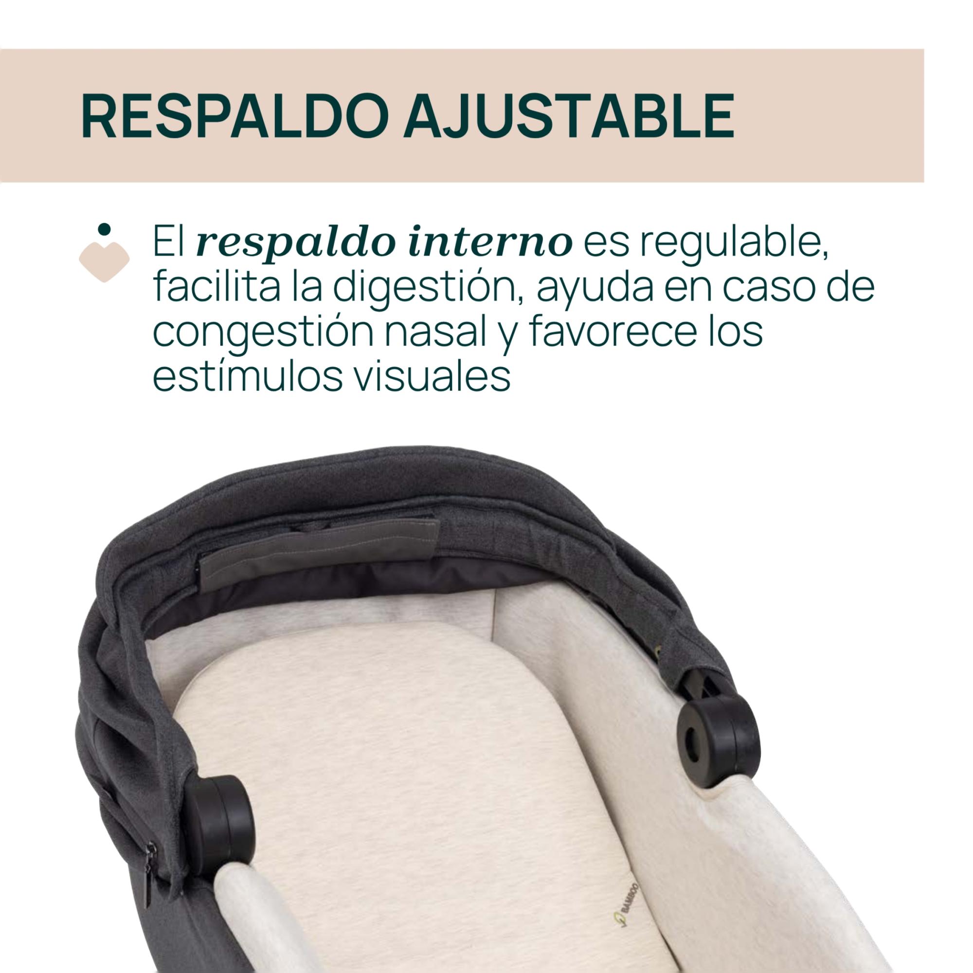 Carro de bebé Chicco Bellagio 2 piezas : silla paseo y capazo gran comfort - Gris oscuro Gris oscuro-11
