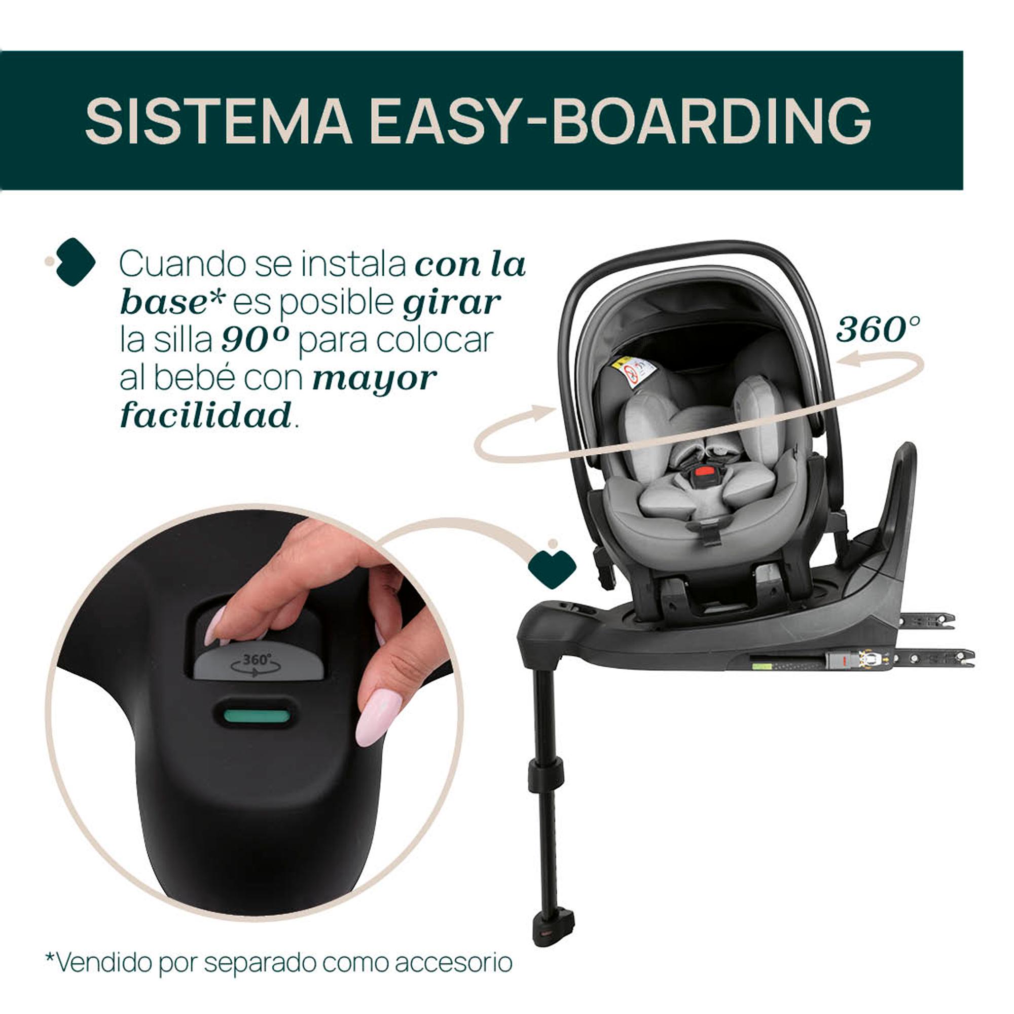Imagen 23 de Carro de bebé Chicco Bellagio 3 piezas : silla paseo, capazo gran comfort y silla de coche First Seat Recline - Gris Gris