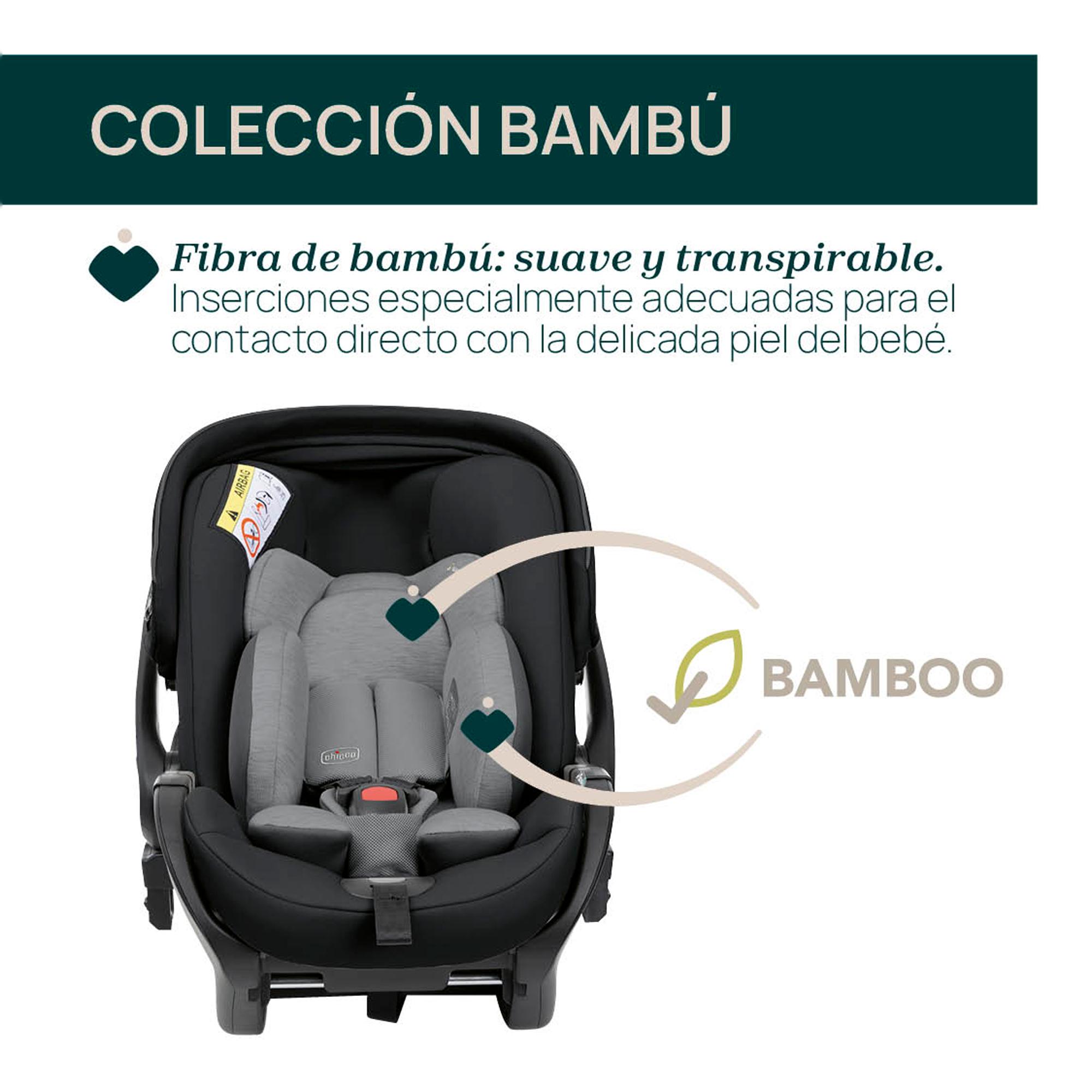 Imagen 18 de Carro de bebé Chicco Bellagio 3 piezas : silla paseo, capazo gran comfort y silla de coche First Seat Recline - Gris oscuro Gris oscuro