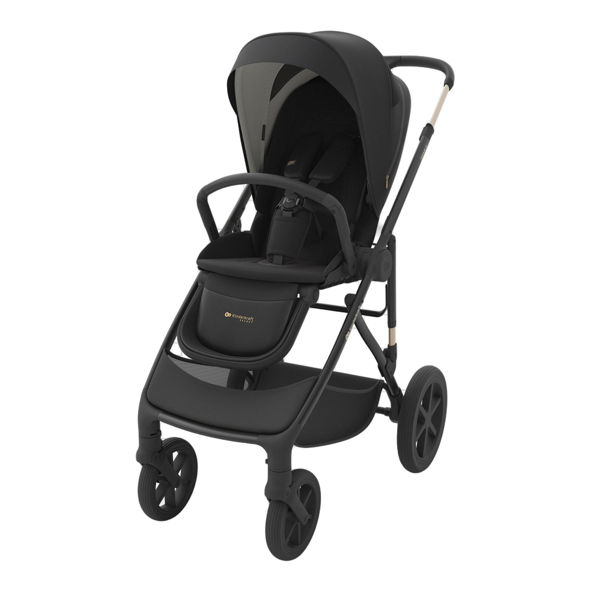 Carro de bebé 2 en 1 Kinderkraft PRIME 3 - Negro Negro-7