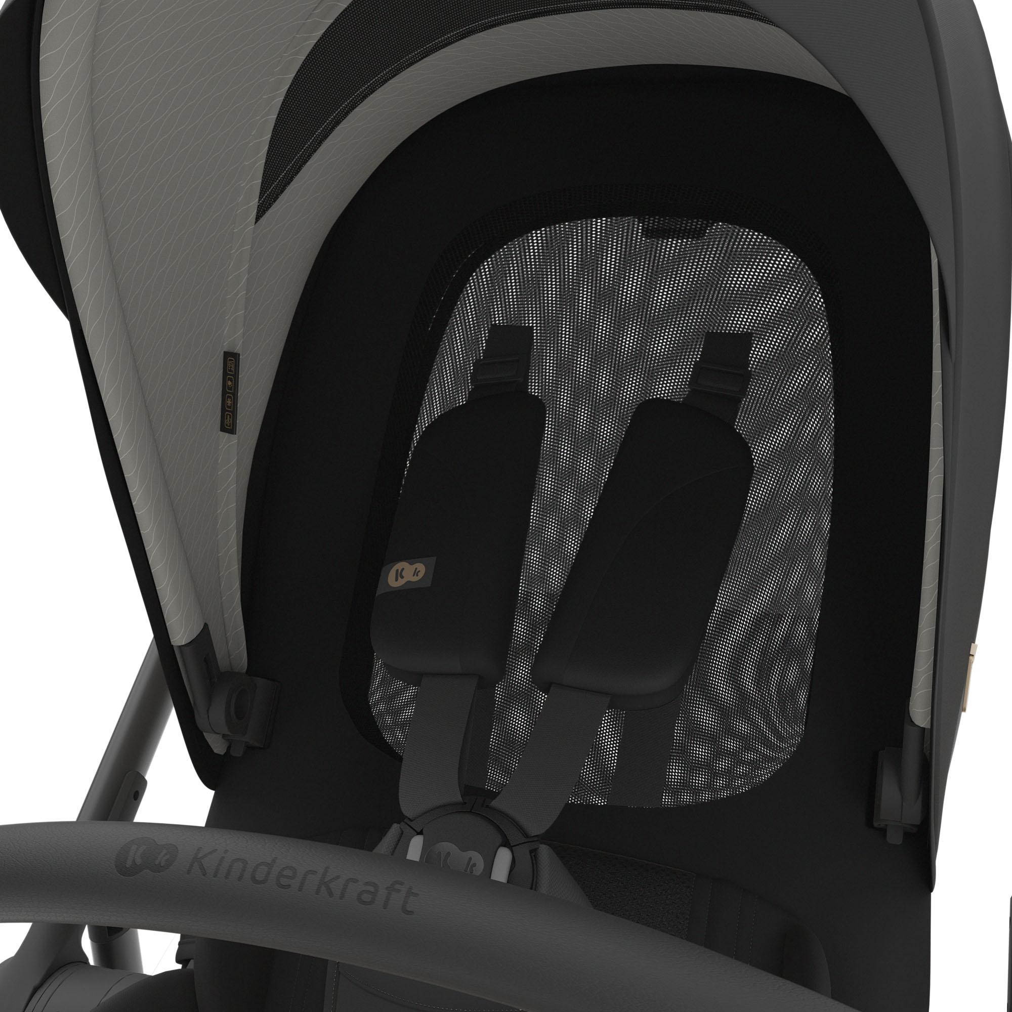 Carro de bebé 2 en 1 Kinderkraft PRIME 3 - Negro Negro-11