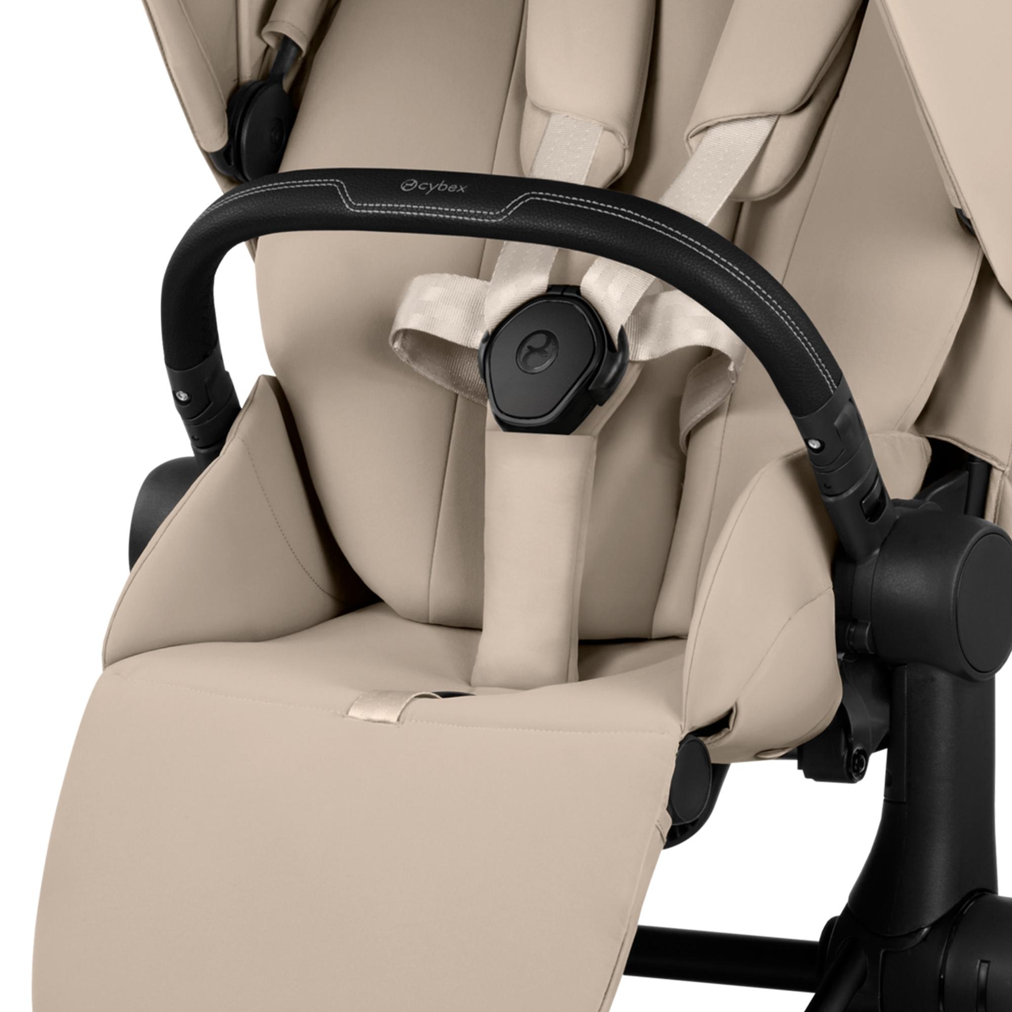Carrinho de Bebé Duo Priam Comfort com Chassis Priam, Têxteis Priam e Alcofa Dobrável Priam Fold Lux Comfort Bege-10