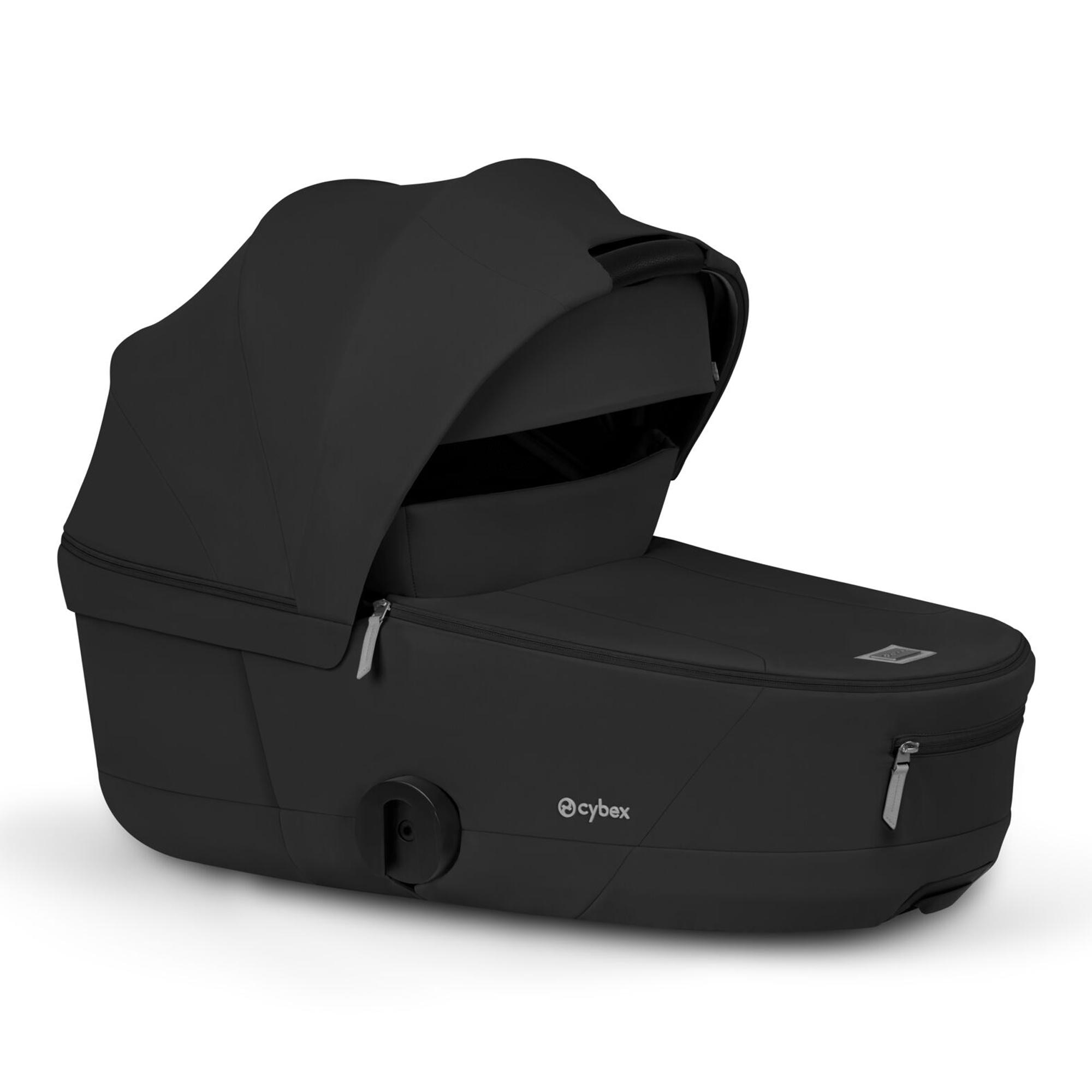 Carro de bebé dúo CYBEX MIOS Comfort con Chasis MIOS, Textiles MIOS y Capazo plegable MIOS / COŸA Fold Lux Comfort - Negro Negro-3