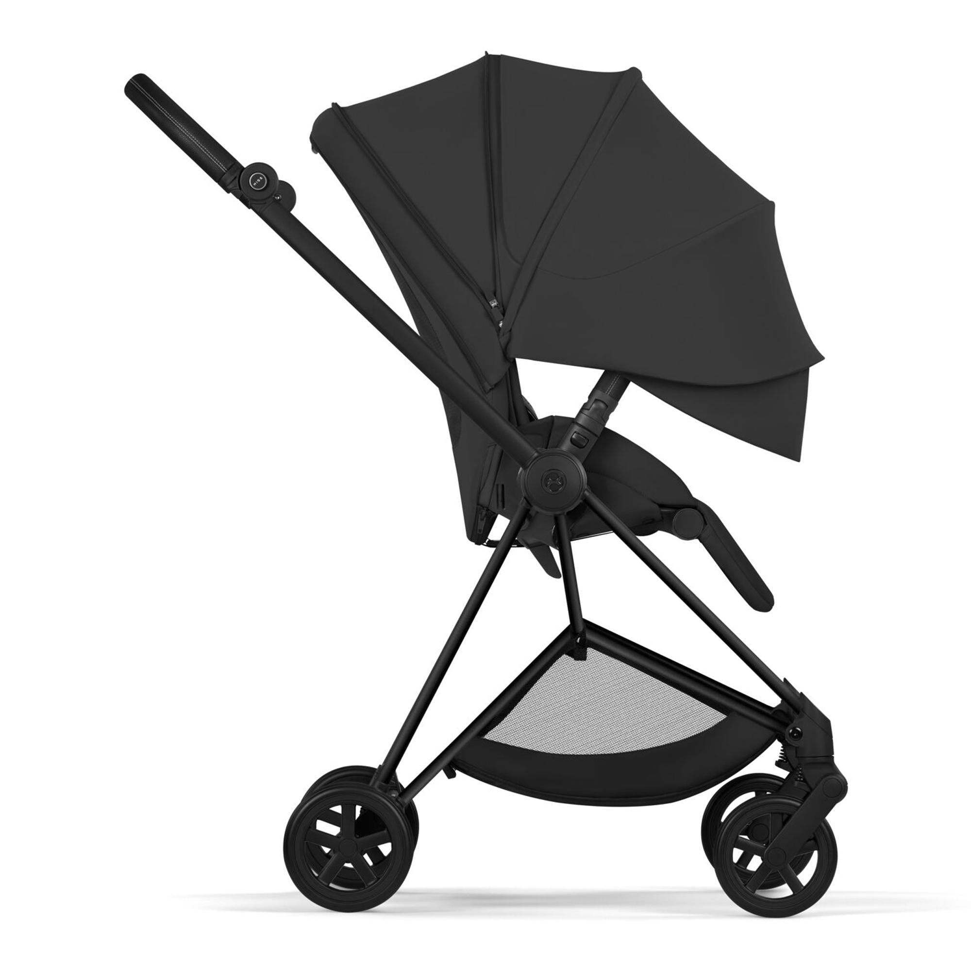 Carro de bebé dúo CYBEX MIOS Comfort con Chasis MIOS, Textiles MIOS y Capazo plegable MIOS / COŸA Fold Lux Comfort - Negro Negro-8