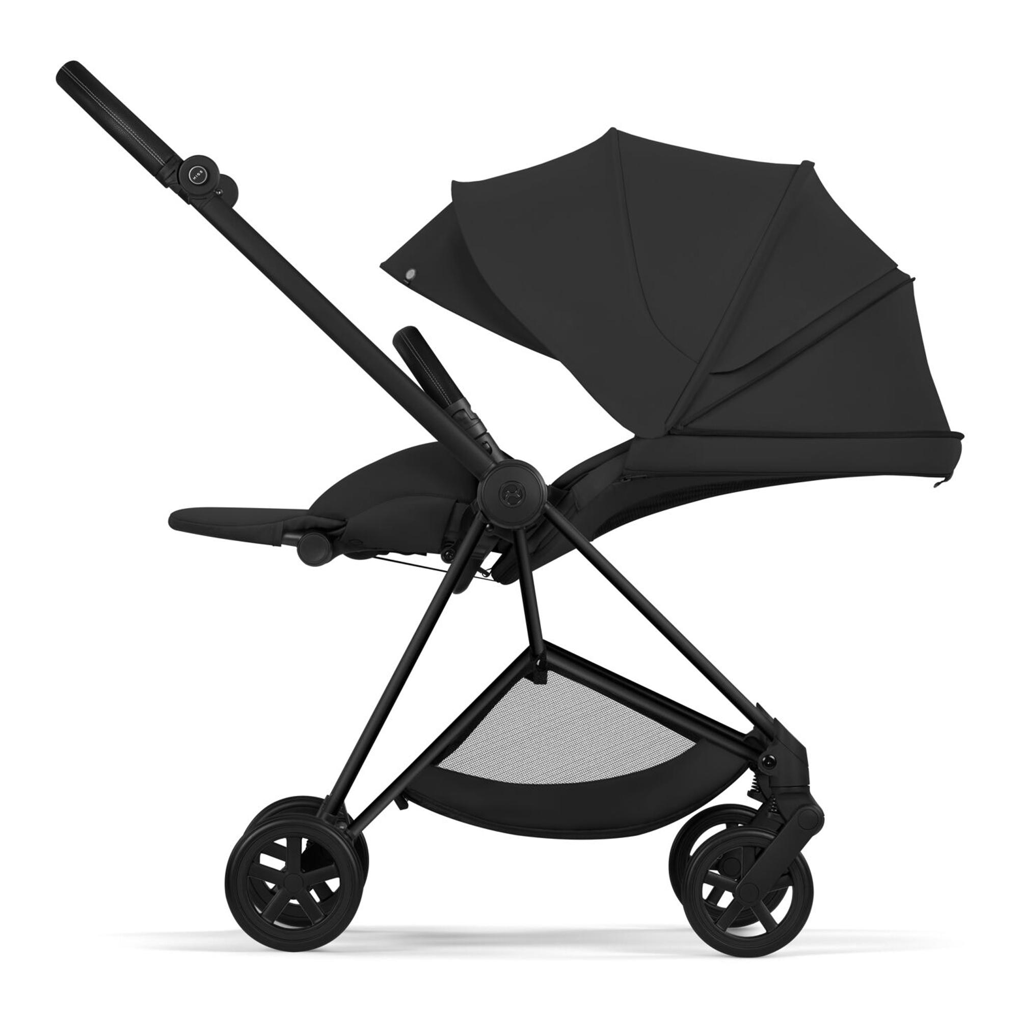Carro de bebé dúo CYBEX MIOS Comfort con Chasis MIOS, Textiles MIOS y Capazo plegable MIOS / COŸA Fold Lux Comfort - Negro Negro-9