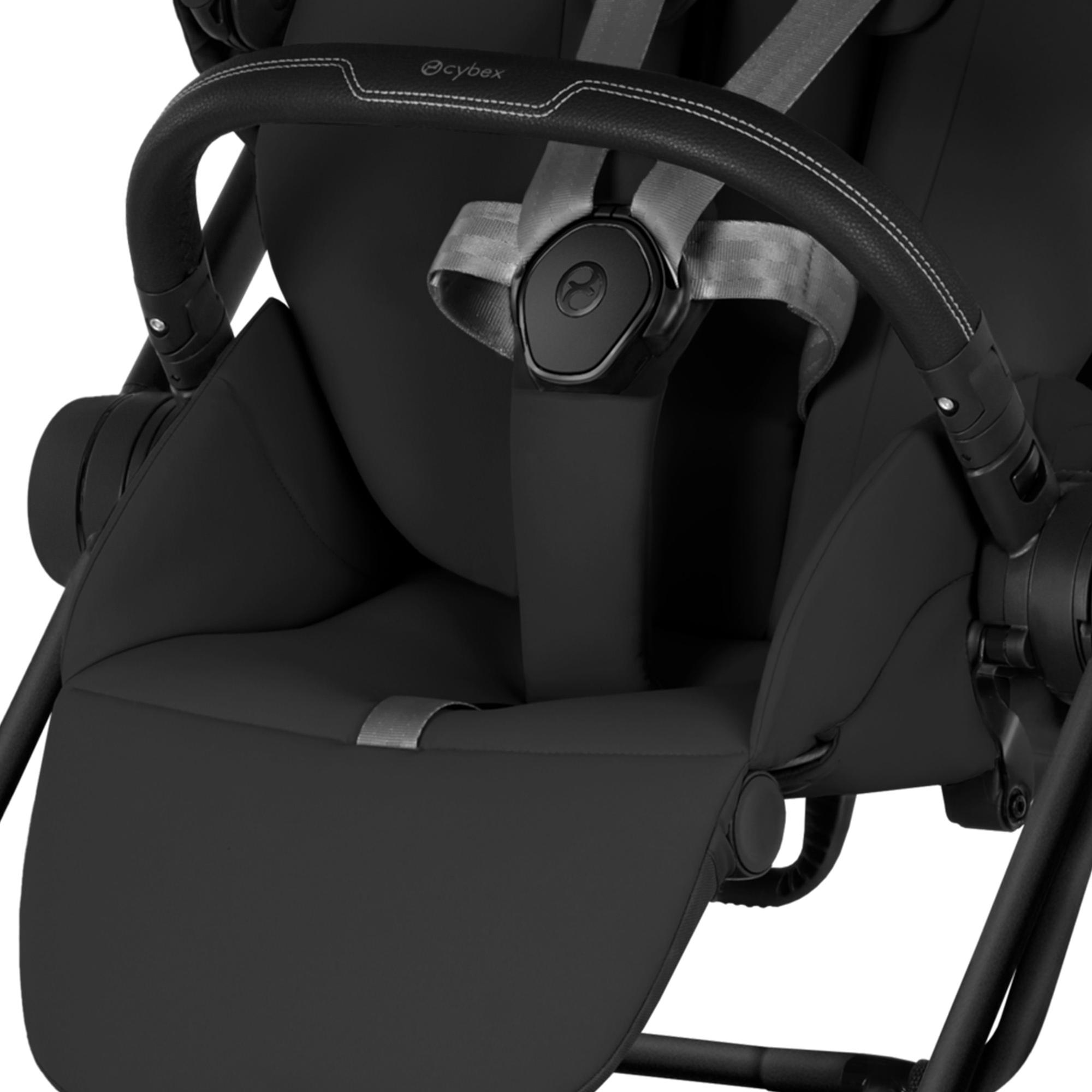 Carro de bebé dúo CYBEX MIOS Comfort con Chasis MIOS, Textiles MIOS y Capazo plegable MIOS / COŸA Fold Lux Comfort - Negro Negro-11