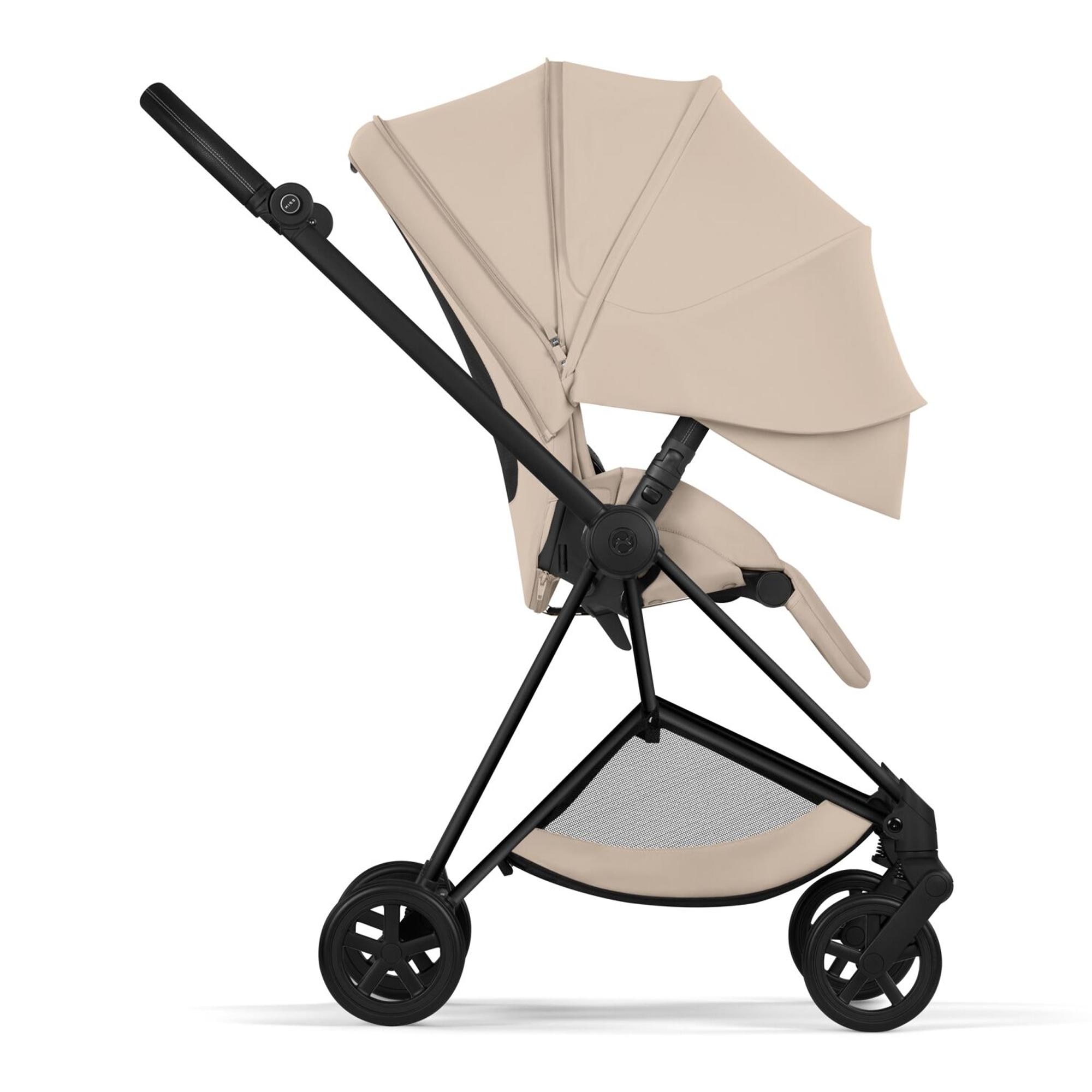 Carrinho de Bebé Duo Mios Comfort com Chassis Mios, Têxteis Mios e Alcofa Dobrável Mios/Coÿa Fold Lux Comfort Bege-8
