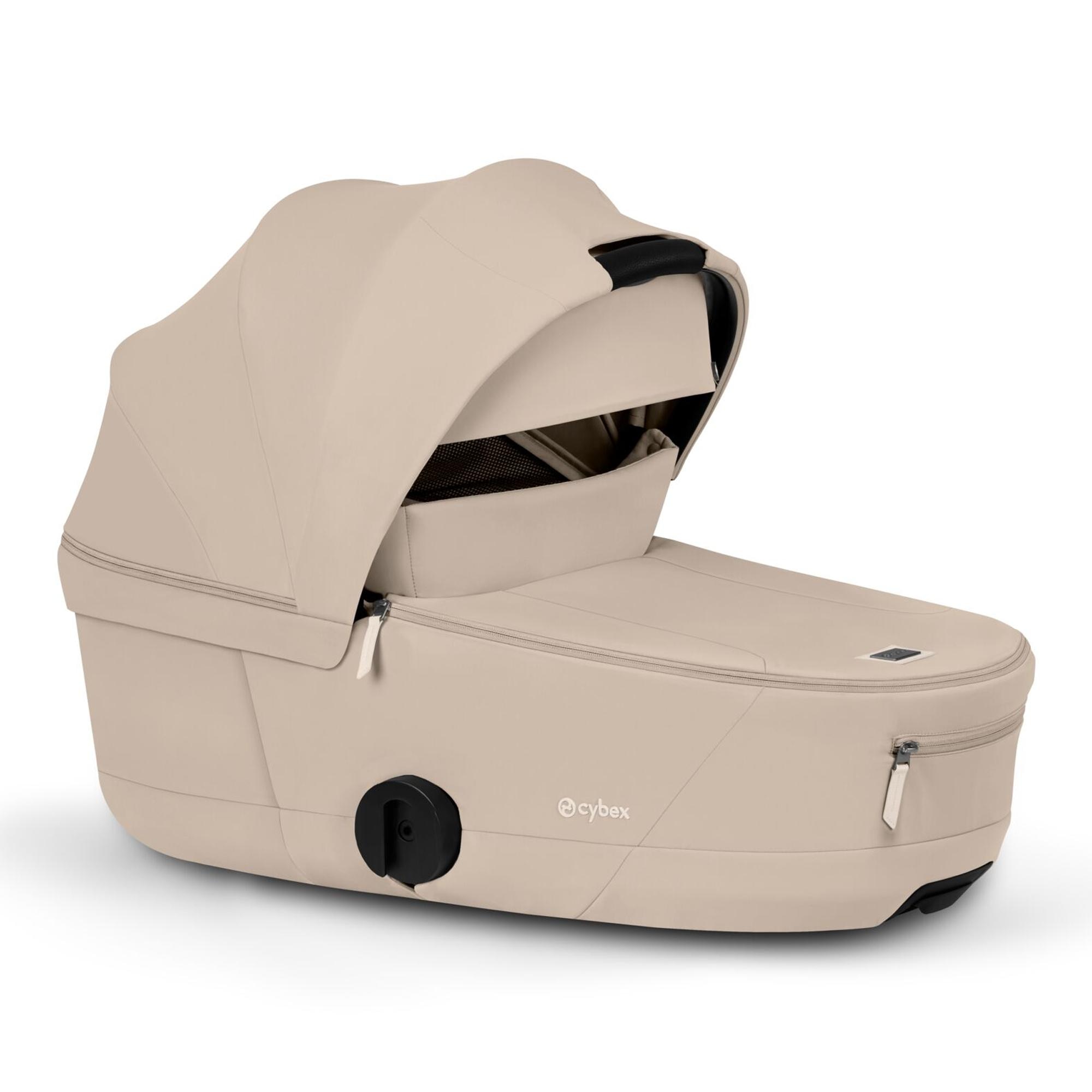 Carrinho de Bebé Duo Coÿa Comfort com Alcofa Dobrável Coÿa Fold Lux Style Bege-3