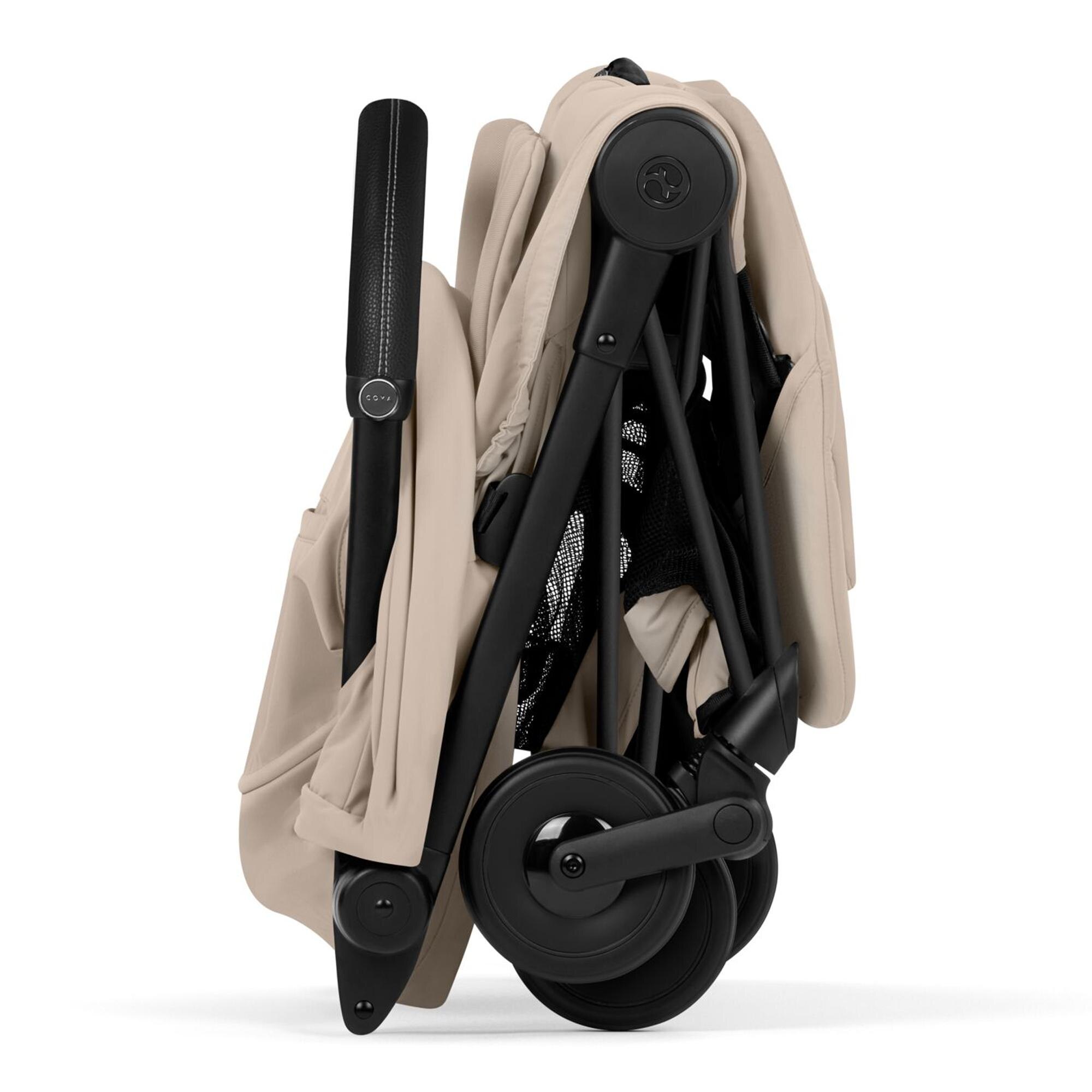 Carrinho de Bebé Duo Coÿa Comfort com Alcofa Dobrável Coÿa Fold Lux Style Bege-13