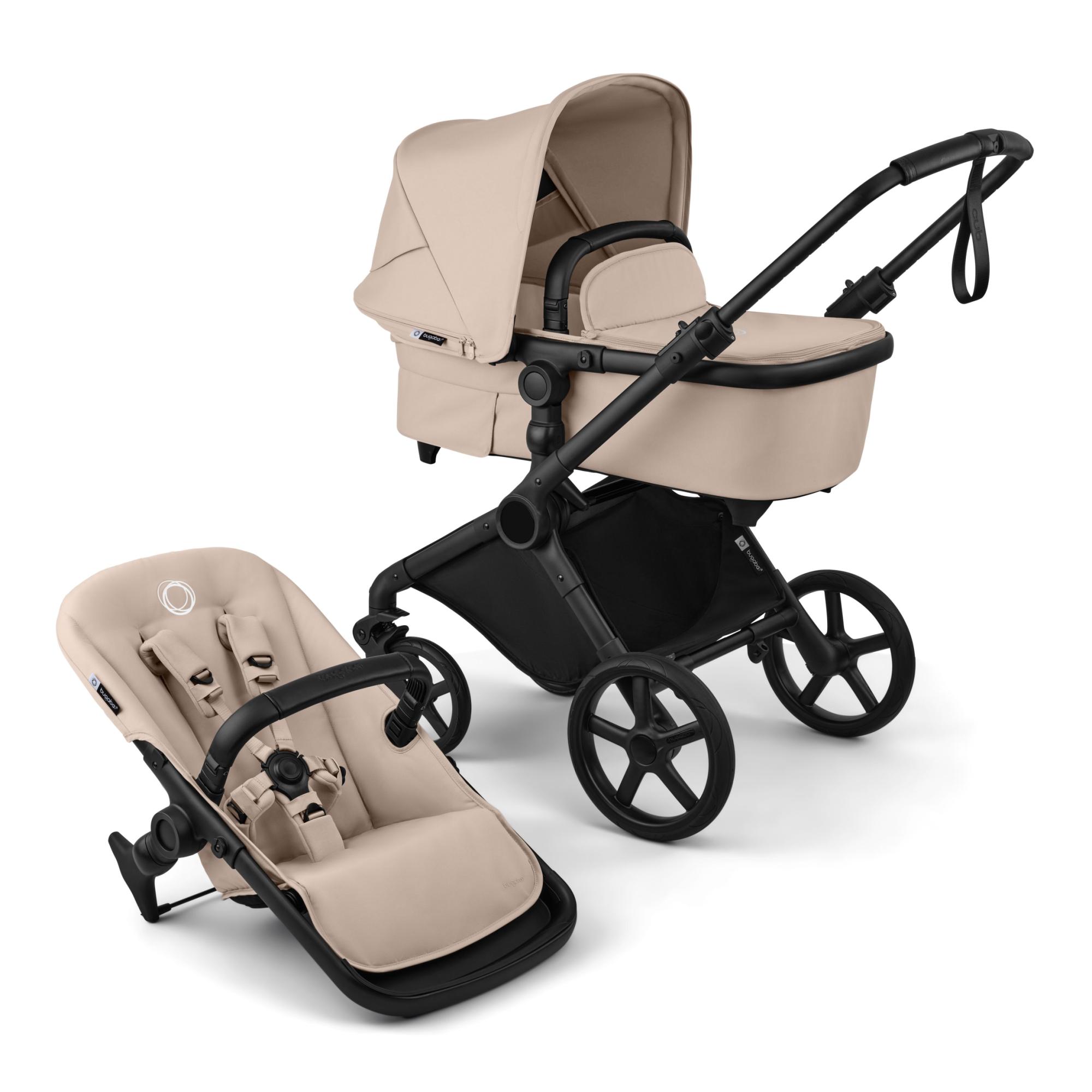 Imagem 0 de Bugaboo Cub Completo BLACK/DESERT TAUPE-DESERT TAUPE