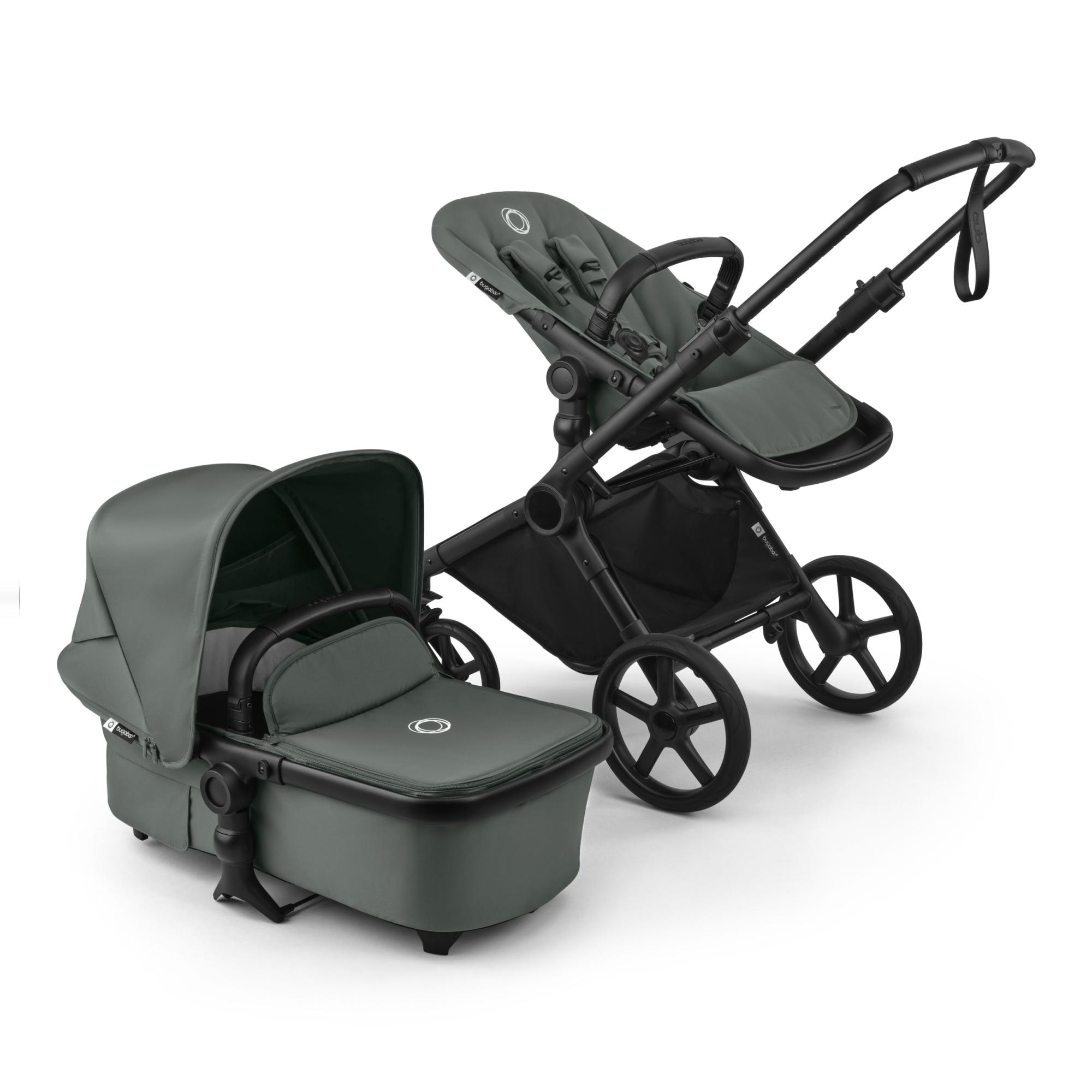 Carro de bebé Bugaboo Cub completo - Beige Verde oscuro-2