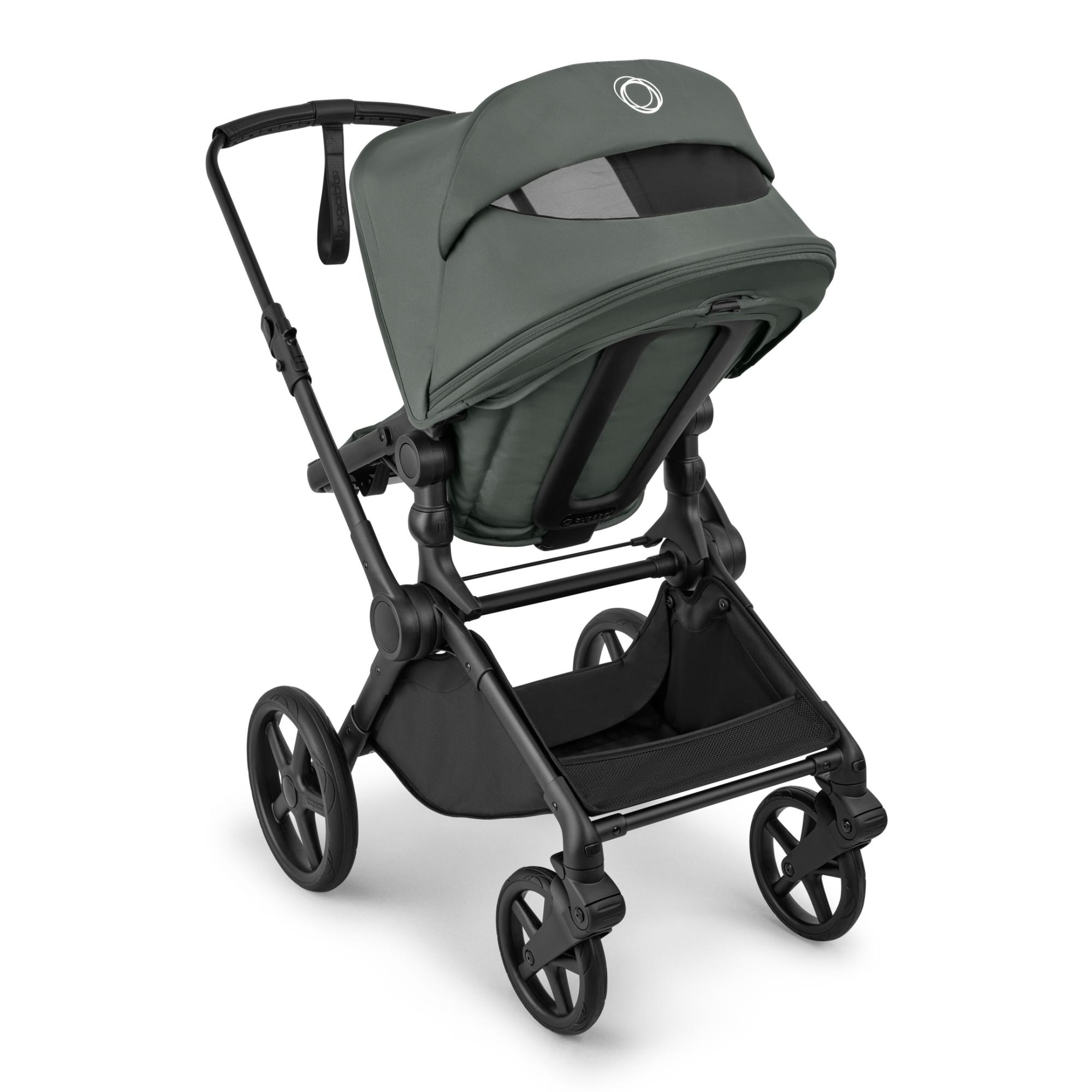 Carro de bebé Bugaboo Cub completo - Beige Verde oscuro-12