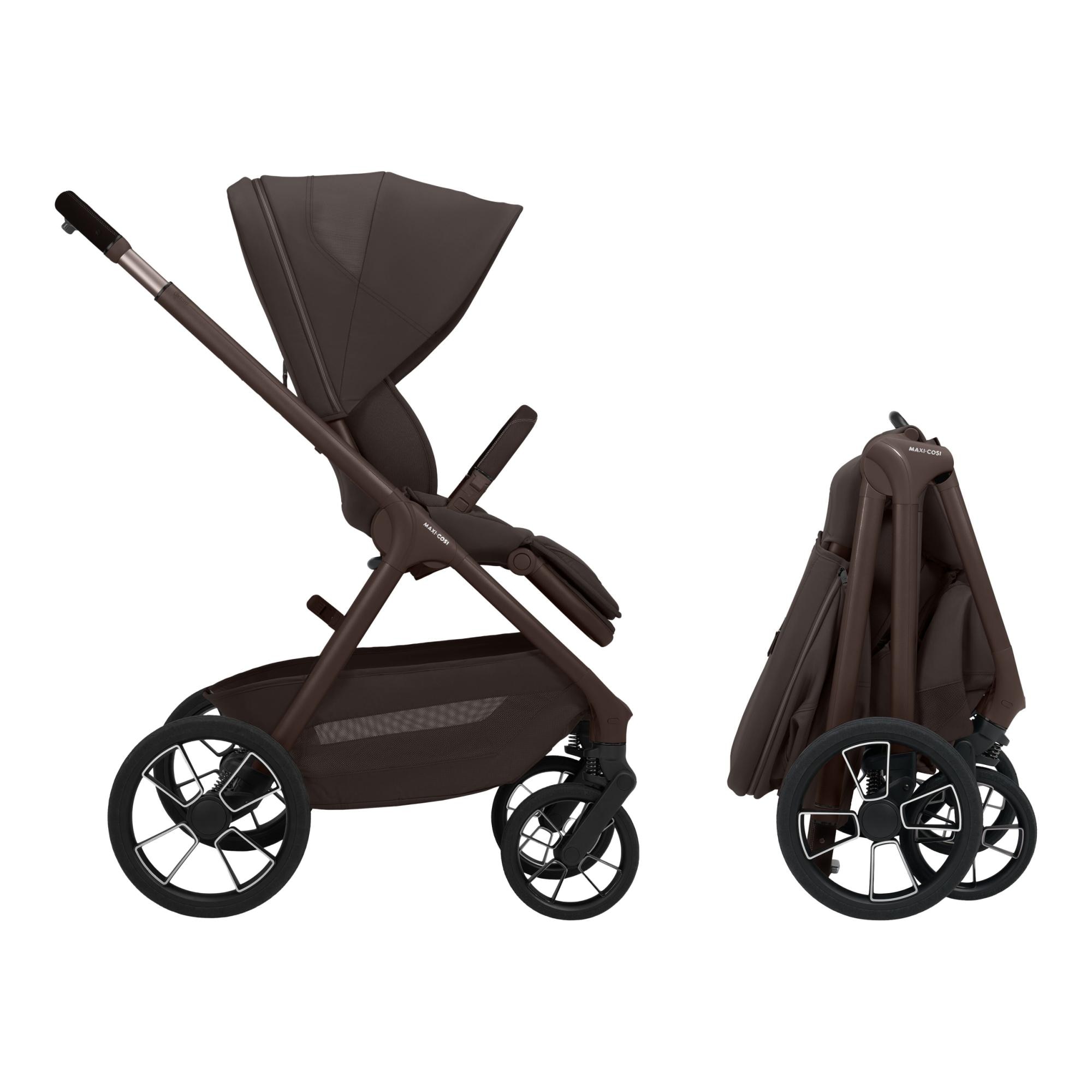 Imagen 11 de Cochecito 2 piezas Maxi-Cosi OXFORD (hasta 22 Kg) (0-4 años) - Marrón oscuro Marrón oscuro