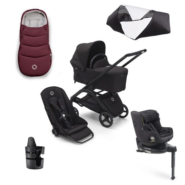 Imagem 0 de Pack Completo Recém-nascido Dragonfly - Inverno Preto/Preto Meia-noite com Saco Vermelho Entardecer