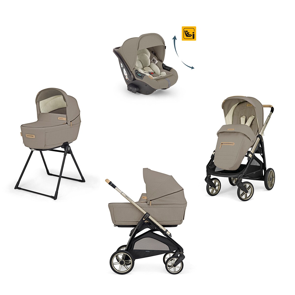 Carro de bebé Inglesina System Quattro Aptica Element Darwin