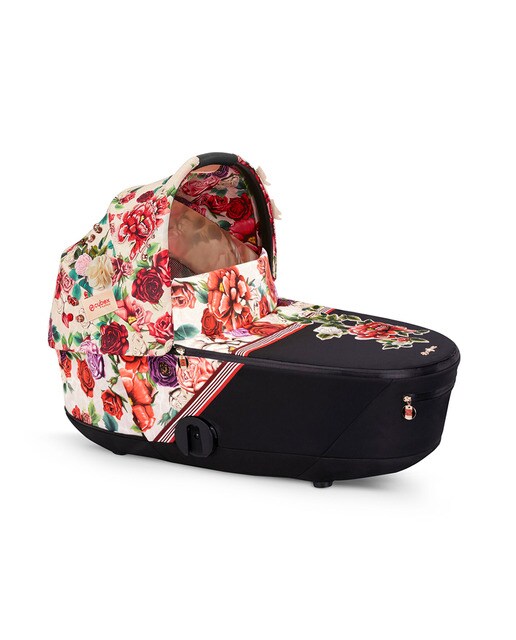 Alcofa Cybex Mios Lux Spring Blossom Dark - Preto Multicolor-1
