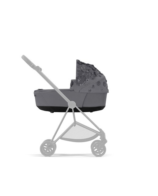 Alcofa Cybex Mios Lux Simply Flowers Grey - Cinzento Escuro Cinzento-escuro-2