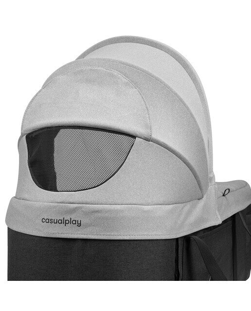 Capazo silla Tour Twin - Verde pardo Rosa claro-2