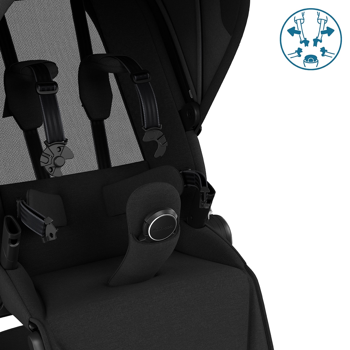 Alcofa Fame - 0-9 Kg/0-6 Meses Preto-12