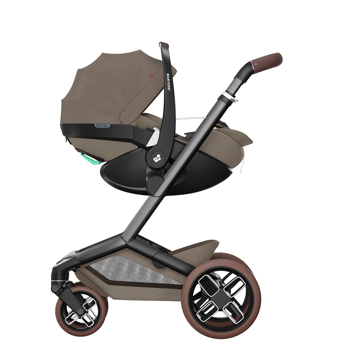 Alcofa Fame - 0-9 Kg/0-6 Meses Castanho-13