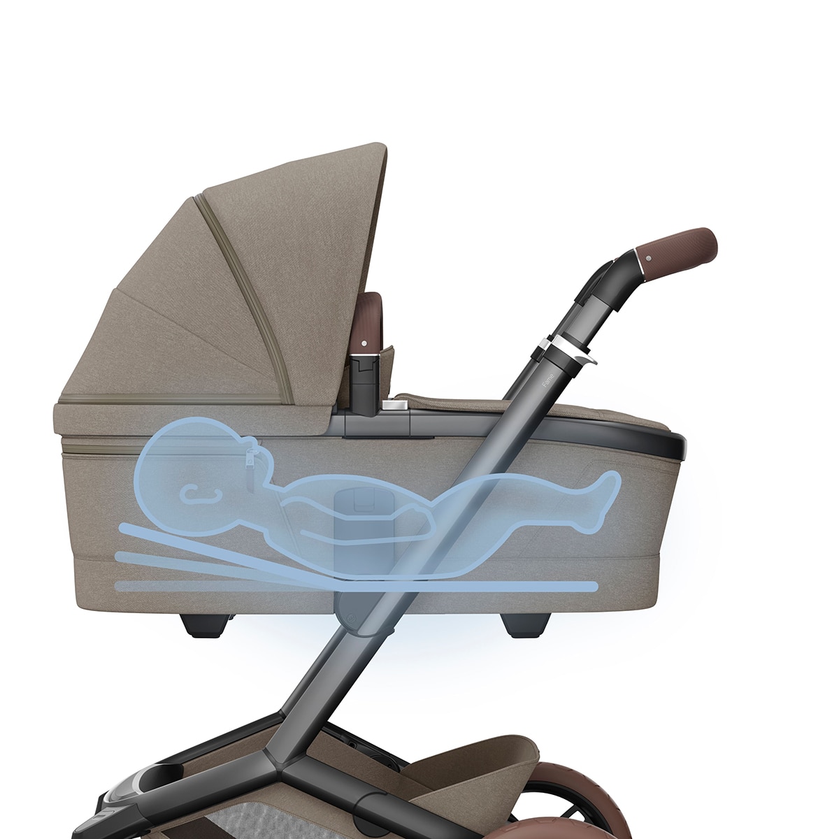 Alcofa Fame - 0-9 Kg/0-6 Meses Castanho-17
