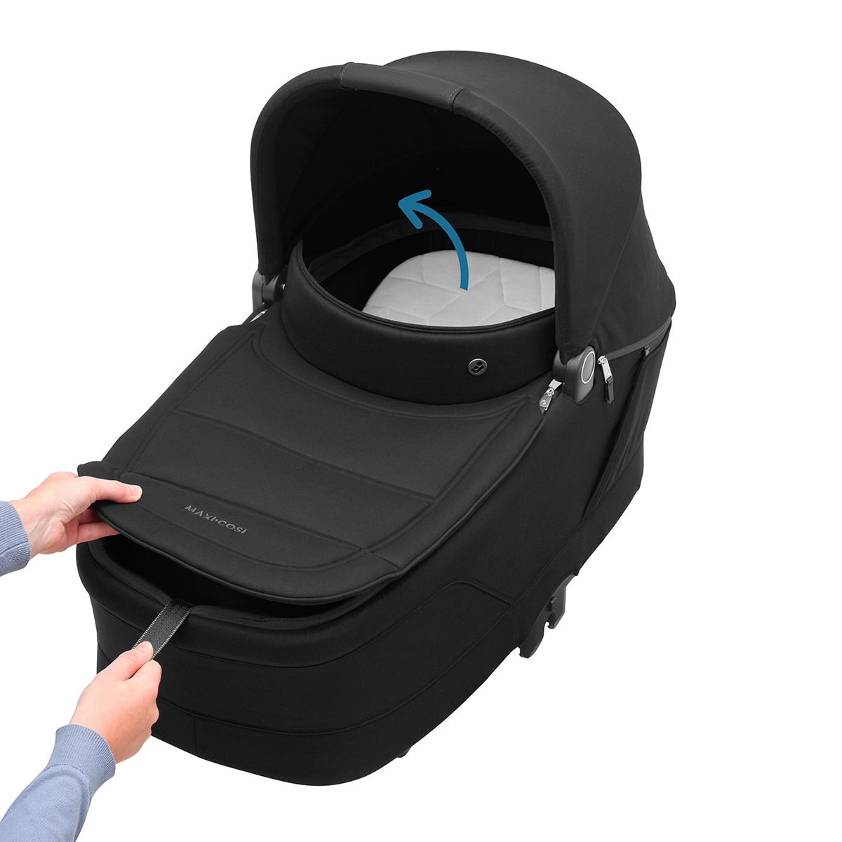 Capazo Maxi-Cosi Sense, 0-6 meses, 0-9 Kg - Negro Negro-7
