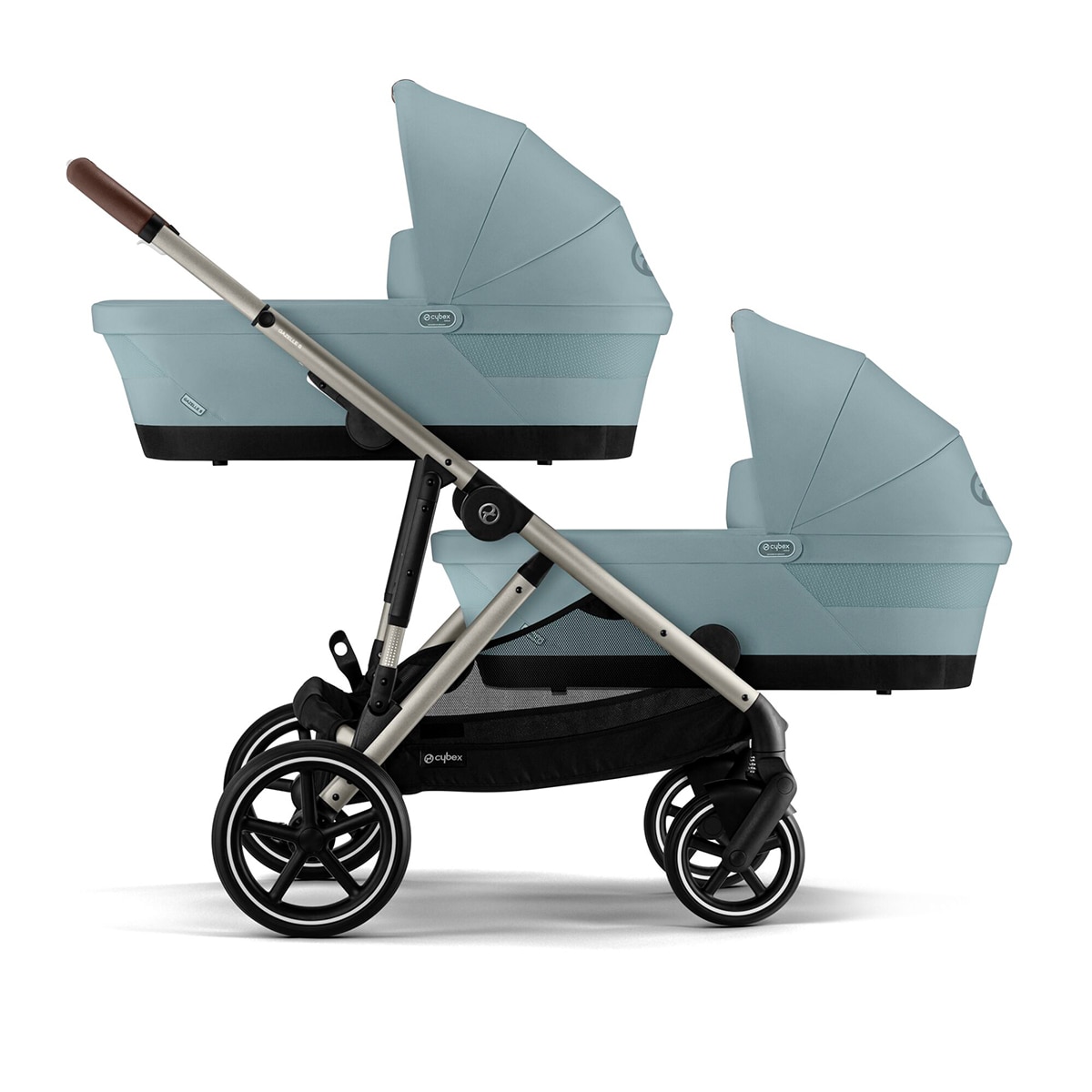 Alcofa Cybex Gazelle S Cot - Lava Grey Azul-claro-4