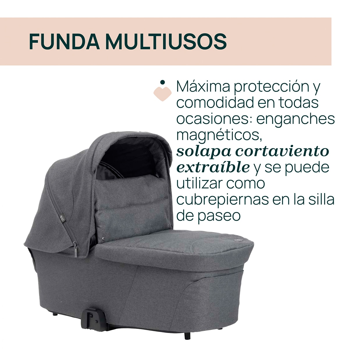Capazo Chicco Flexi - Negro Negro-6
