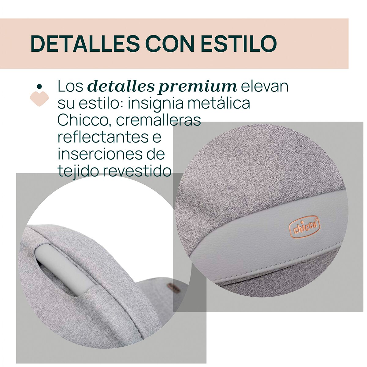 Capazo Chicco Flexi - Gris Gris-8