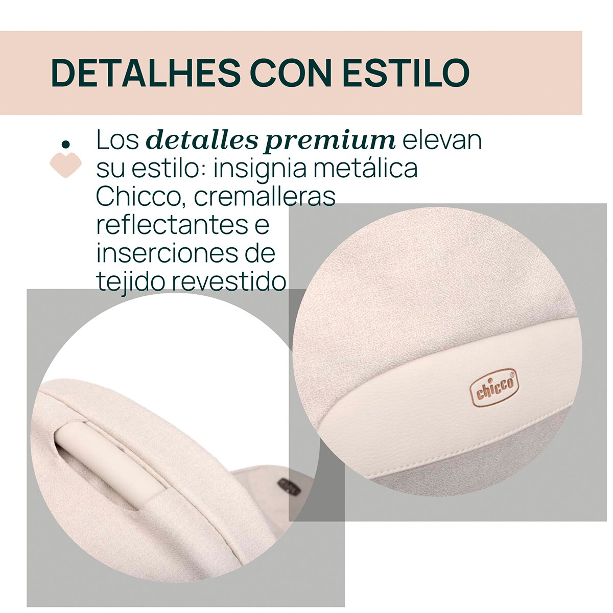 Capazo Chicco Flexi - Beige Beige-8