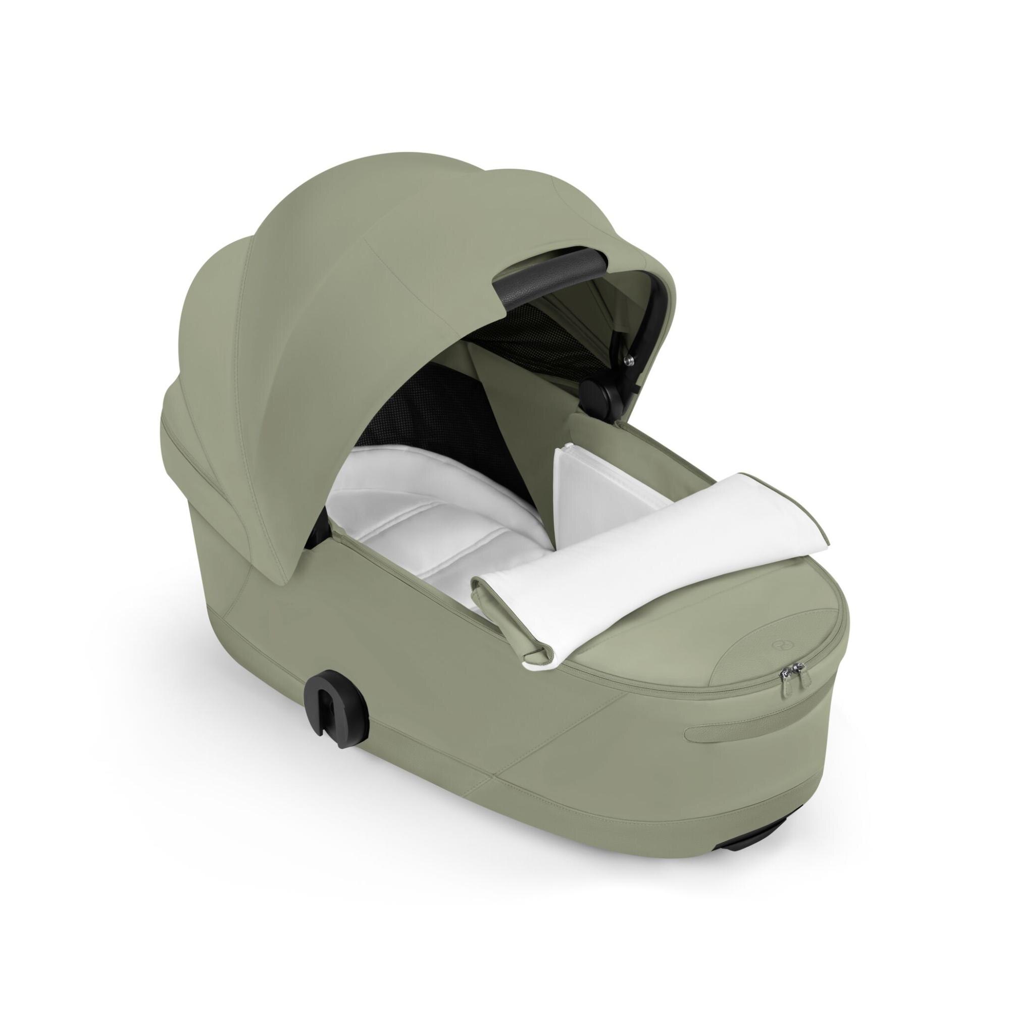 Capazo plegable CYBEX PRIAM Fold Lux Style - Beige Verde Mint-5