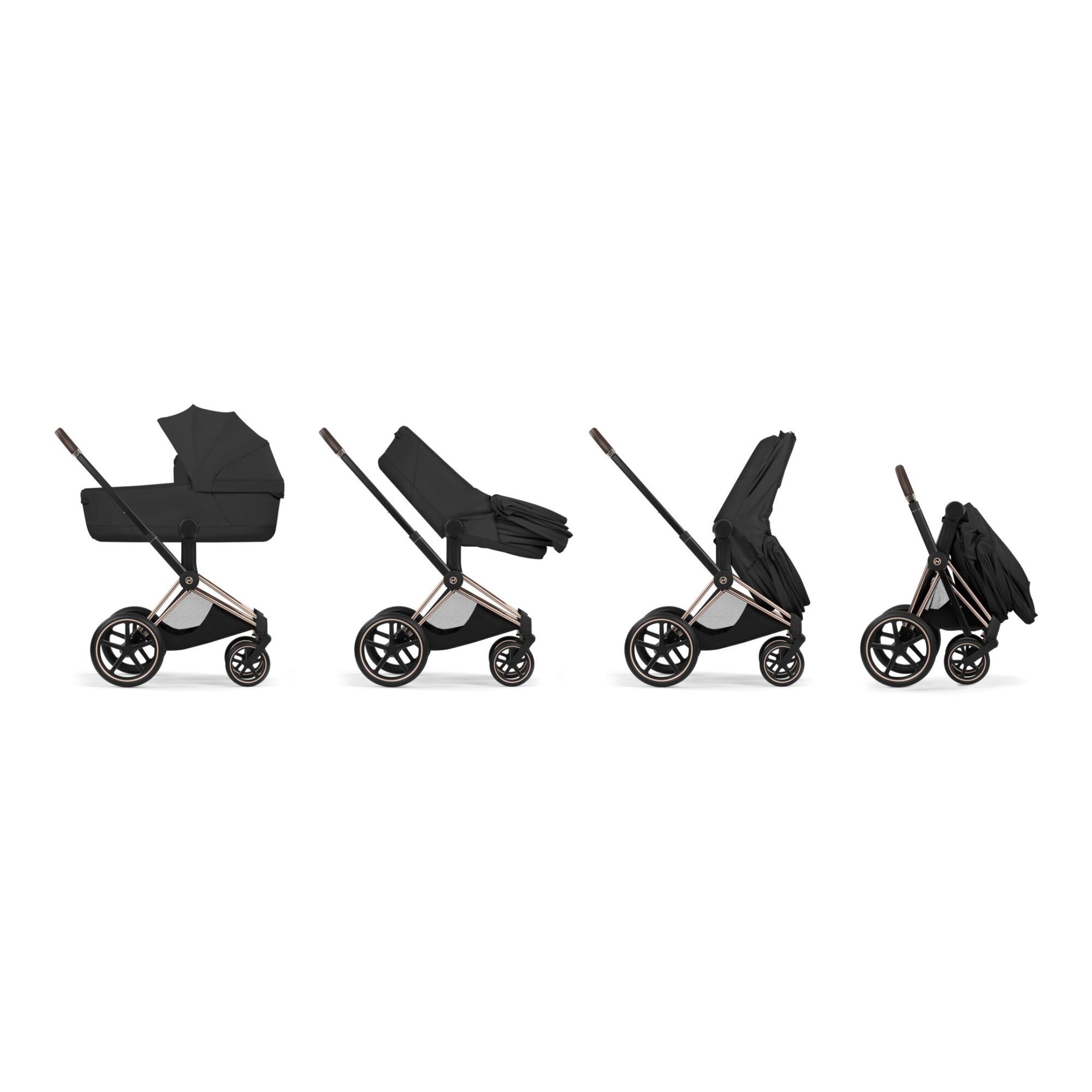 Capazo plegable CYBEX PRIAM Fold Lux Style - Beige Verde Mint-9