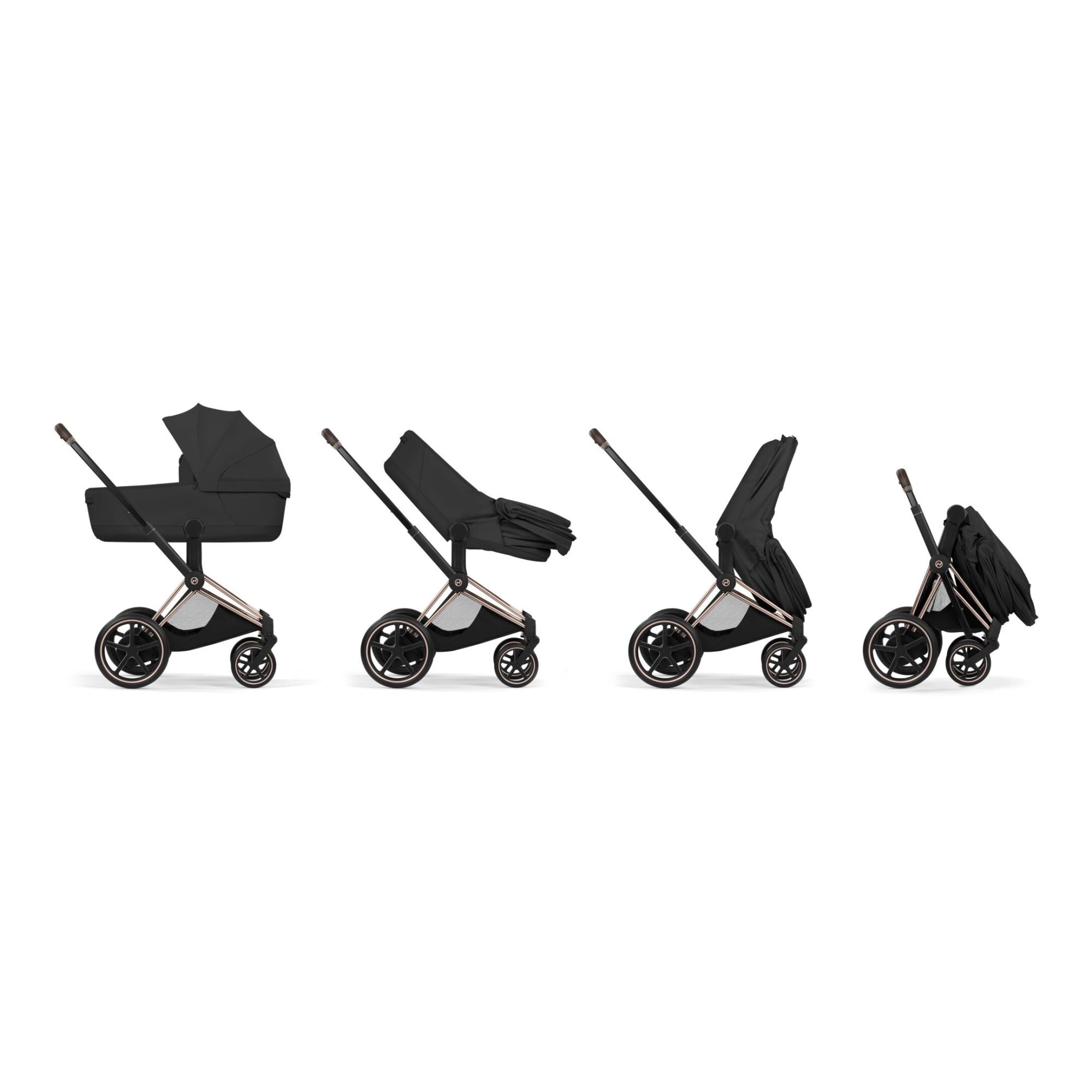 Capazo plegable CYBEX PRIAM Fold Lux Style - Beige Verde Mint-11