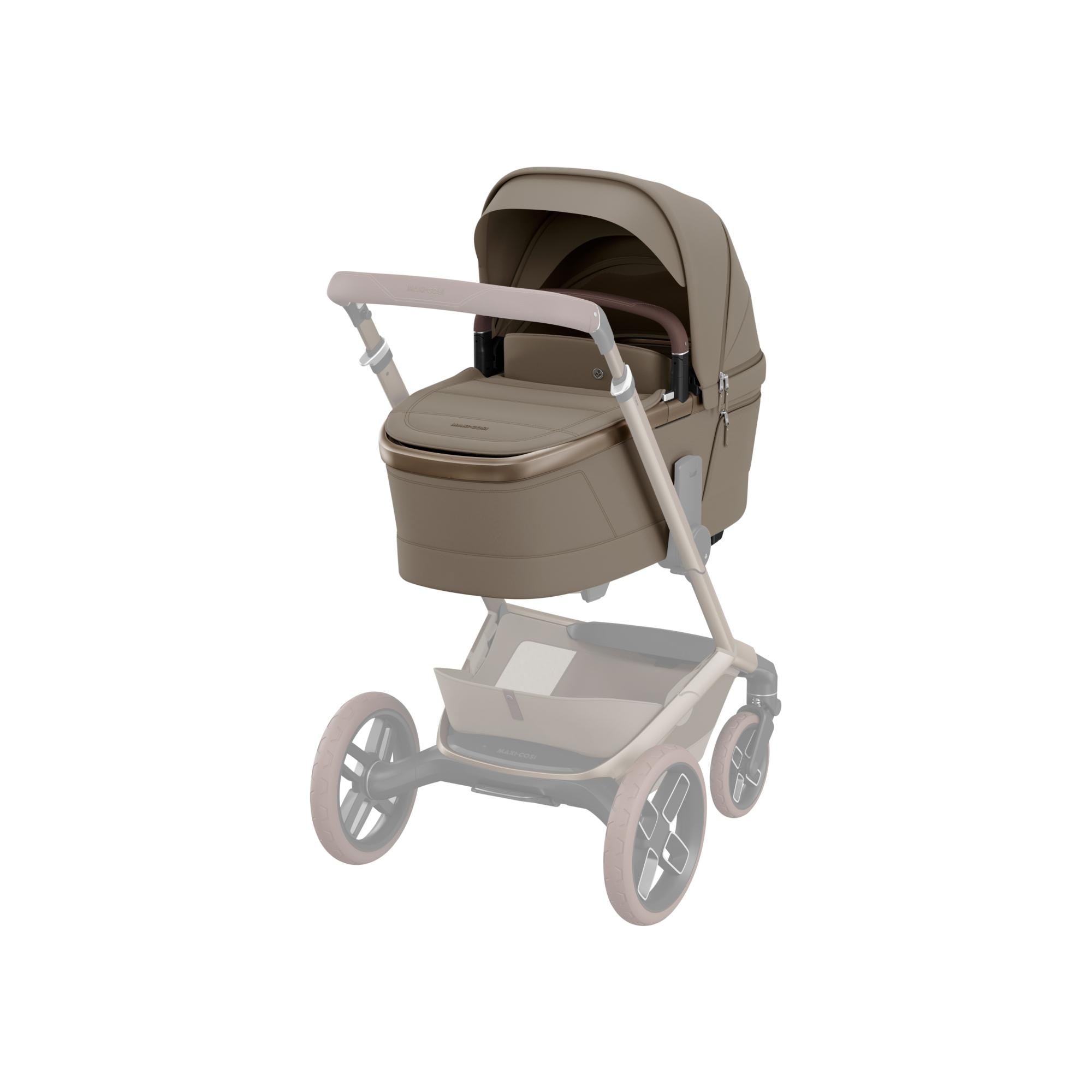 Capazo Maxi-Cosi Fame , 0-9Kg, 0-6meses - Marrón Marrón-2
