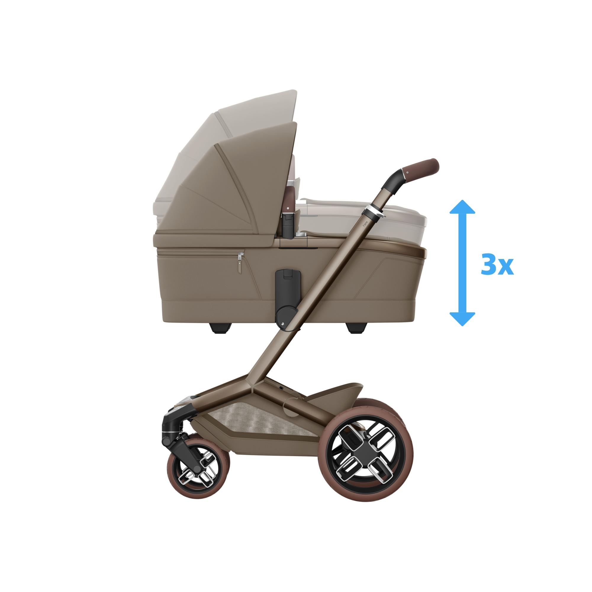 Capazo Maxi-Cosi Fame , 0-9Kg, 0-6meses - Marrón Marrón-7