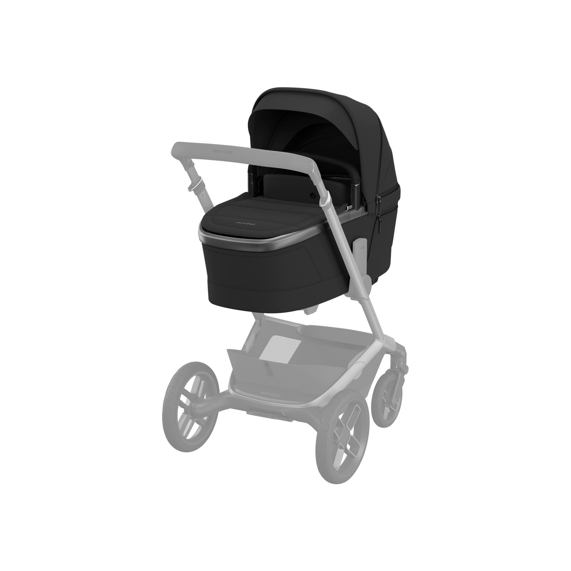 Capazo Maxi-Cosi Fame , 0-9Kg, 0-6meses - Negro Negro-2