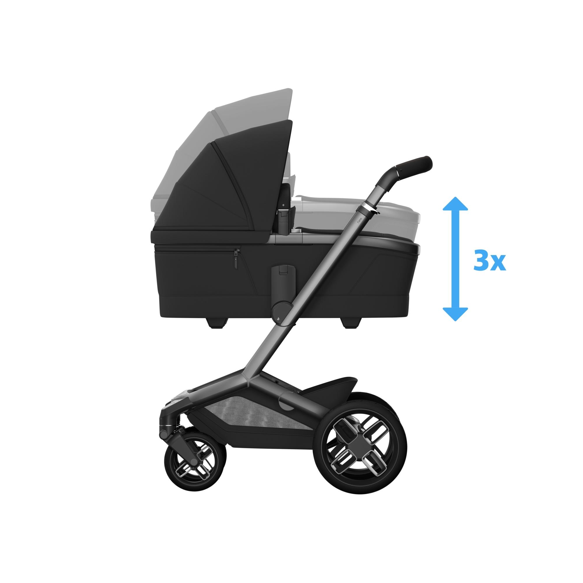 Capazo Maxi-Cosi Fame , 0-9Kg, 0-6meses - Negro Negro-7
