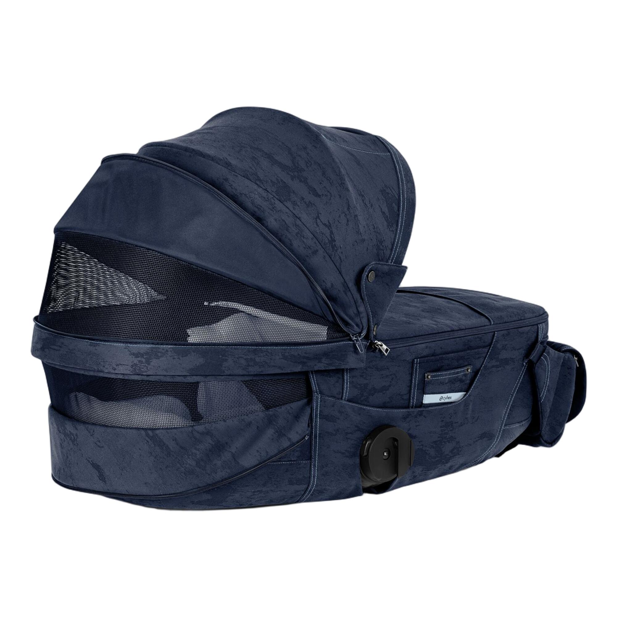 Capazo plegable CYBEX MIOS / COŸA Fold Lux Rebellious Luxury - Denim Denim-3