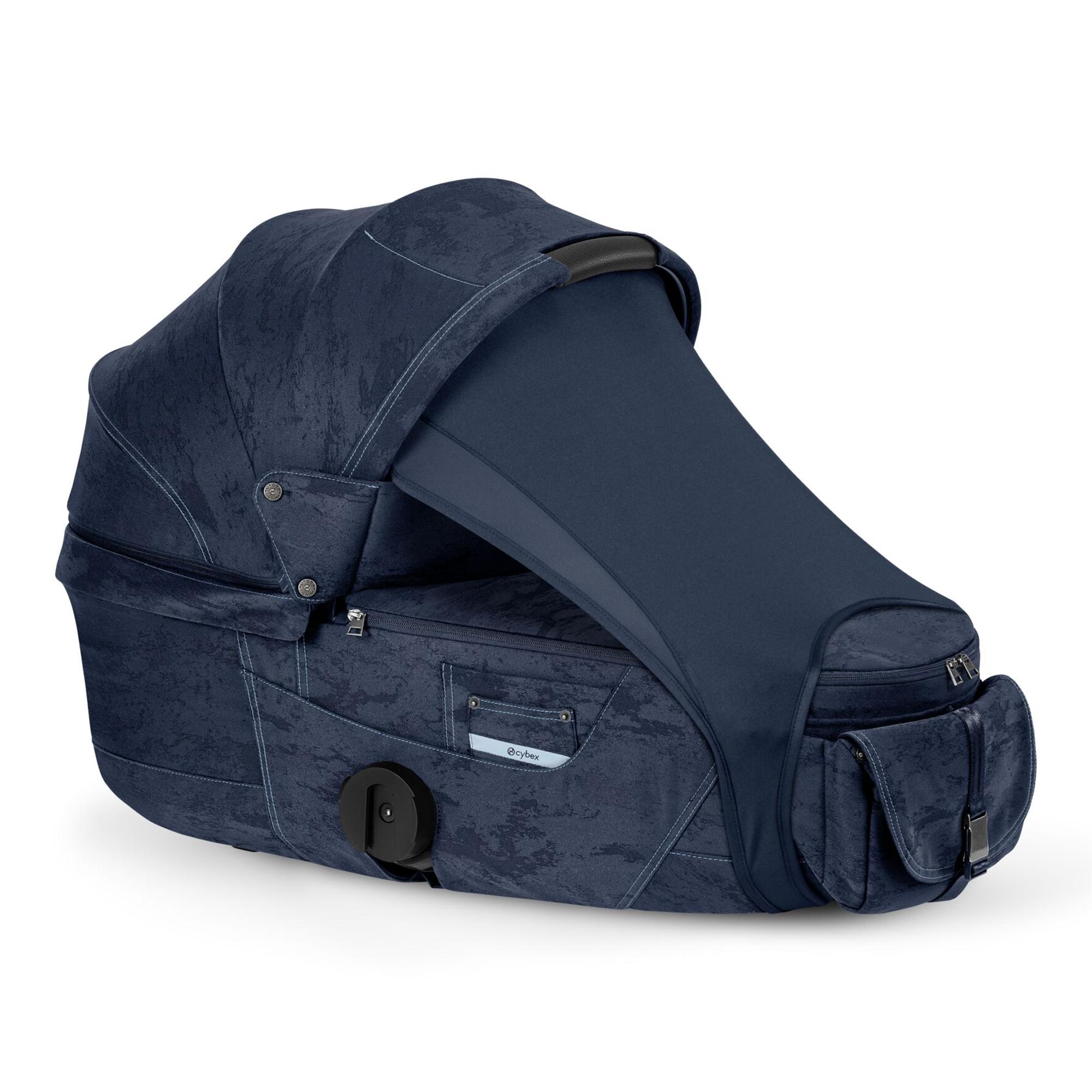 Capazo plegable CYBEX MIOS / COŸA Fold Lux Rebellious Luxury - Denim Denim-5