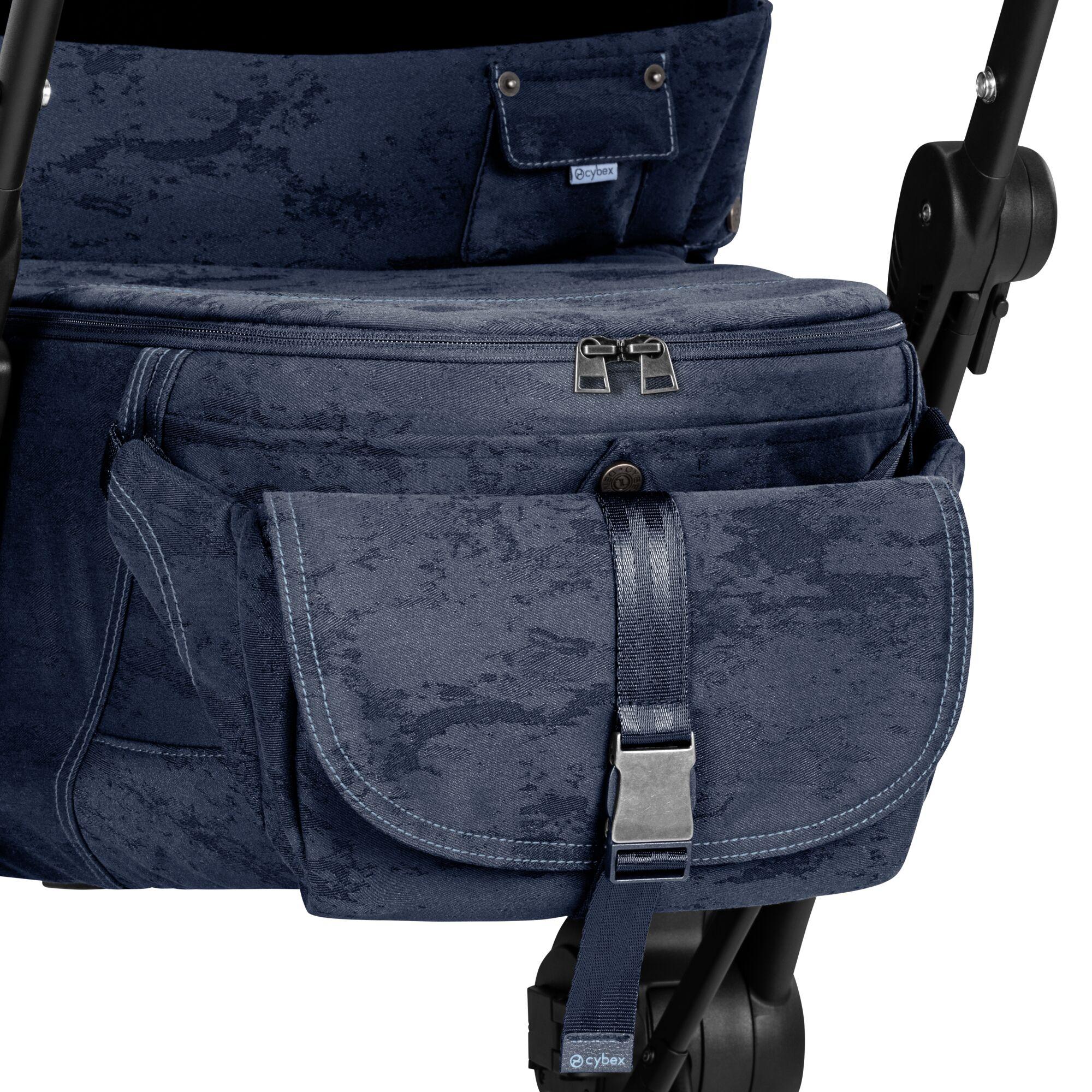 Capazo plegable CYBEX MIOS / COŸA Fold Lux Rebellious Luxury - Denim Denim-7