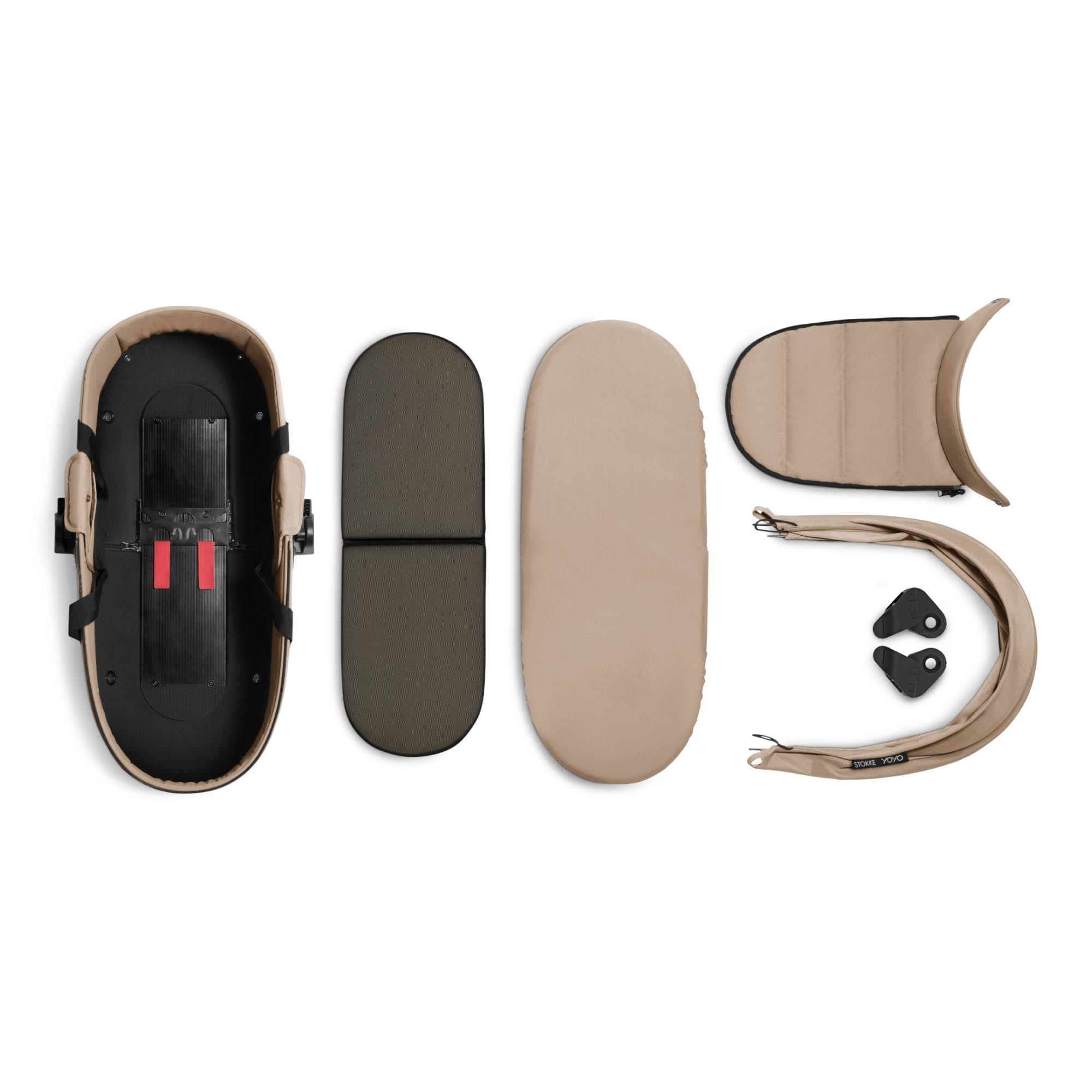 Alcofa Rígida para Recém-nascido YOYO5® Natural-3
