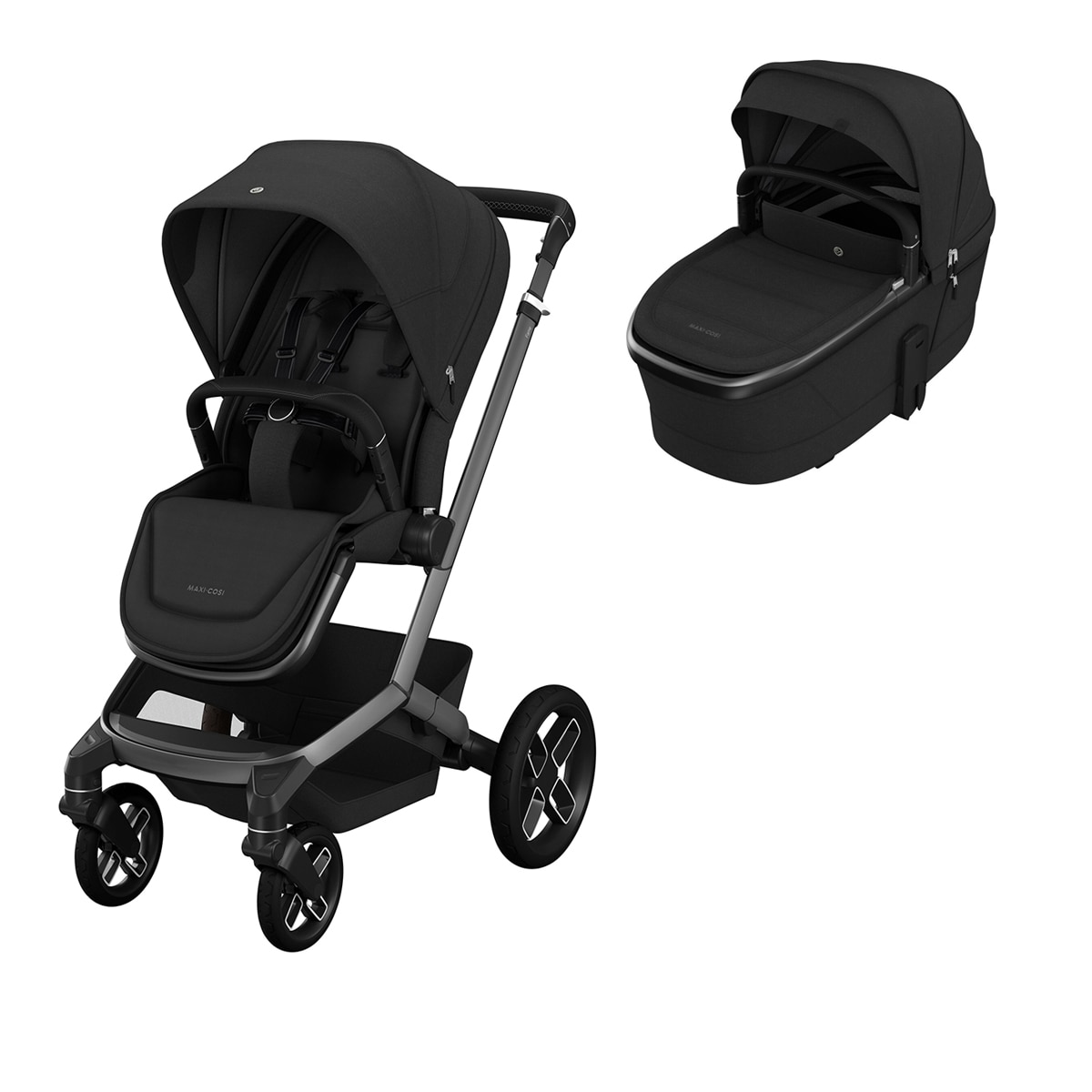 Carro de bebé Maxi-Cosi Fame, 0-22Kg, 0-4años Negro-1