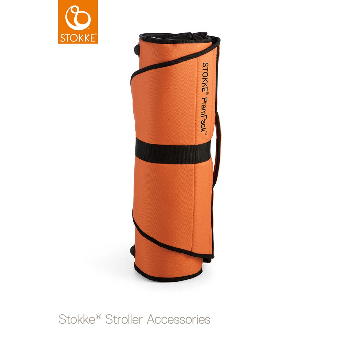 Bolsa de Viaje Stokke ® PramPack negro/naranja - Negro / Naranja Negro / Naranja-3