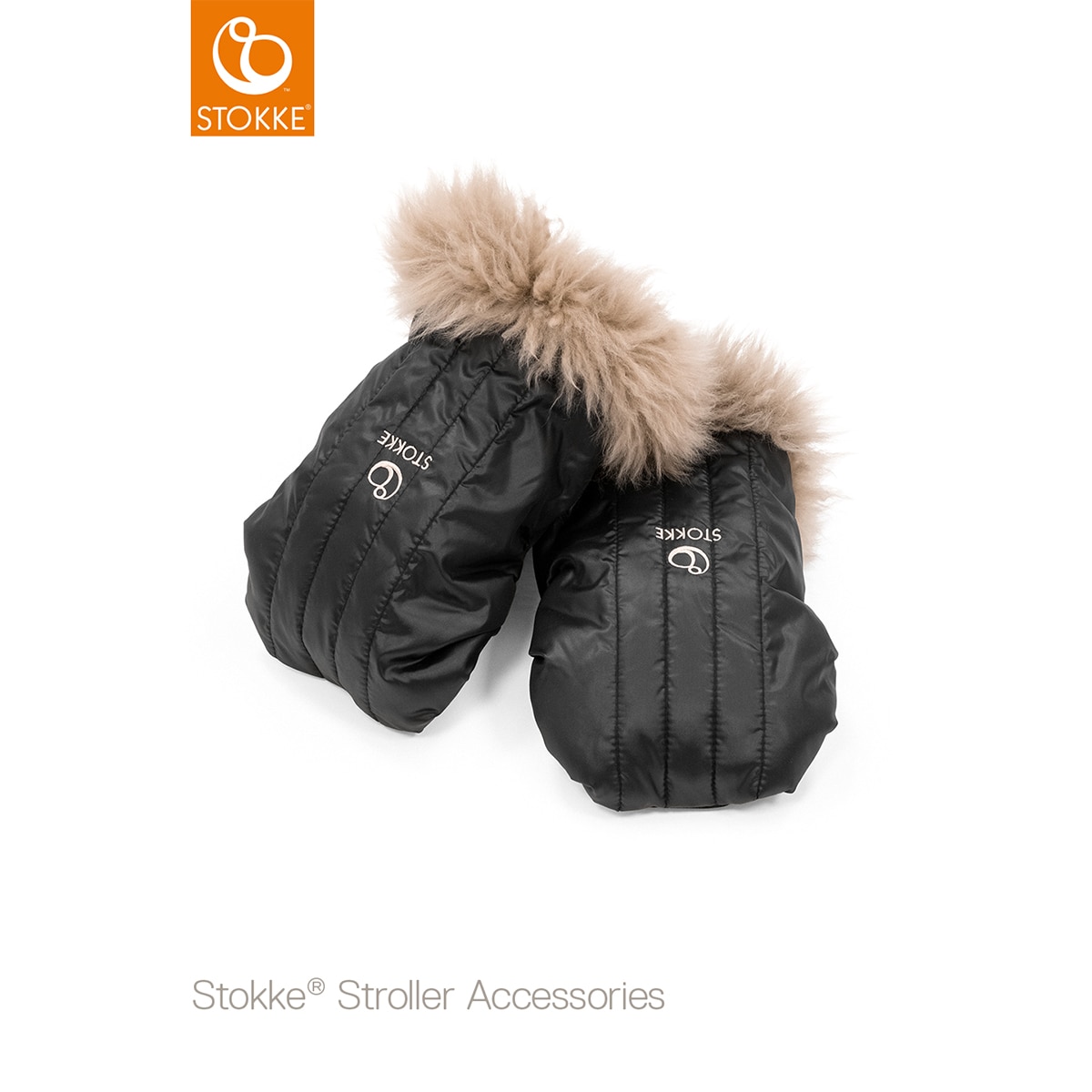 Manoplas Stokke ® para Coche de paseo Onyx - Negro Negro-1