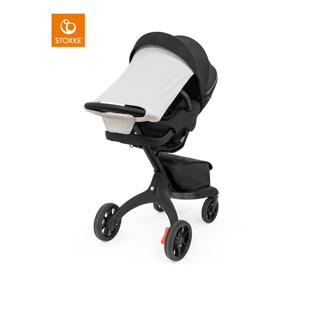 Toldo Solar Stokke || Xplory X para Silla de paseo y Capazo gris claro