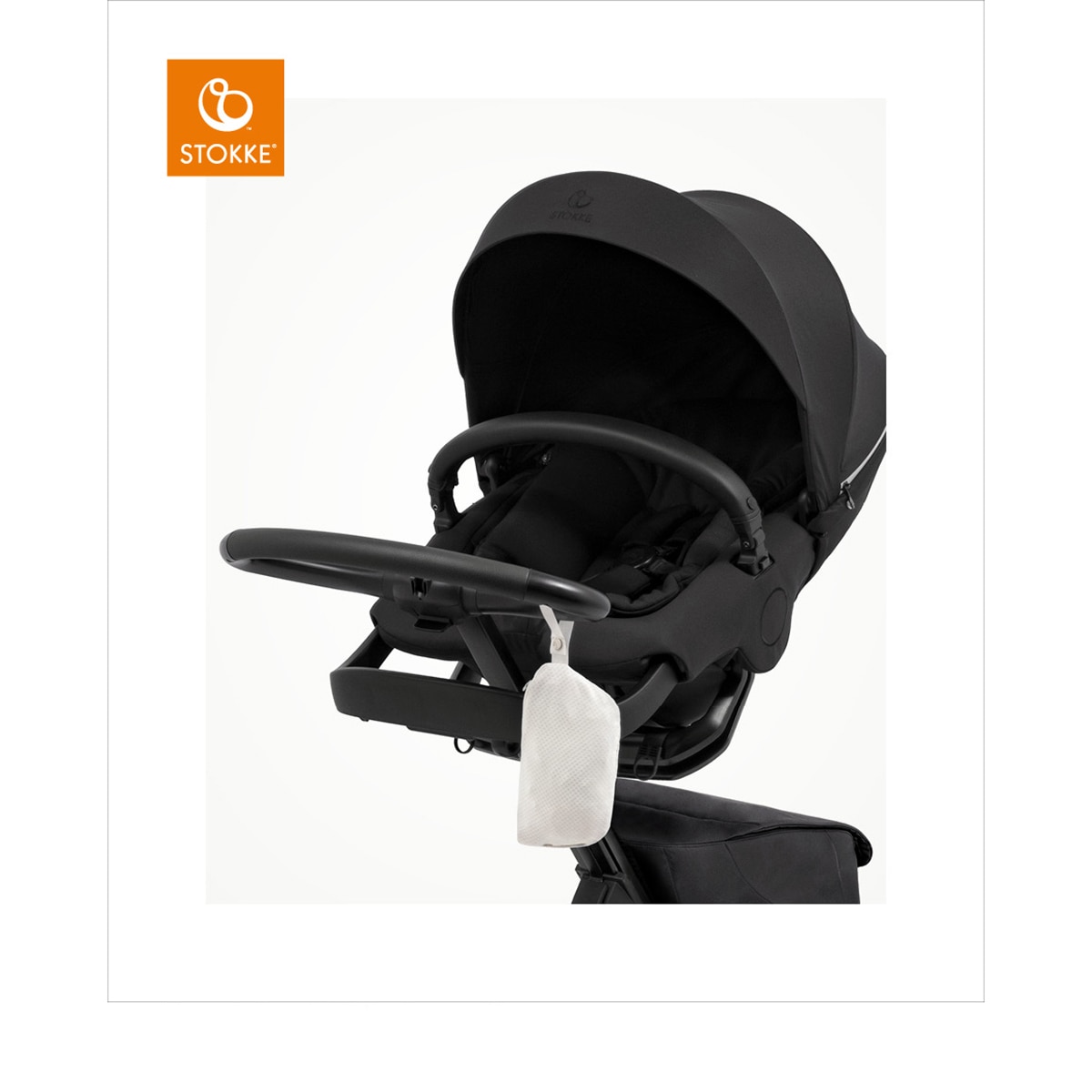 Toldo solar Xplory X para carrinho de passeio e cesta cinzento-claro Cinzento-claro-3