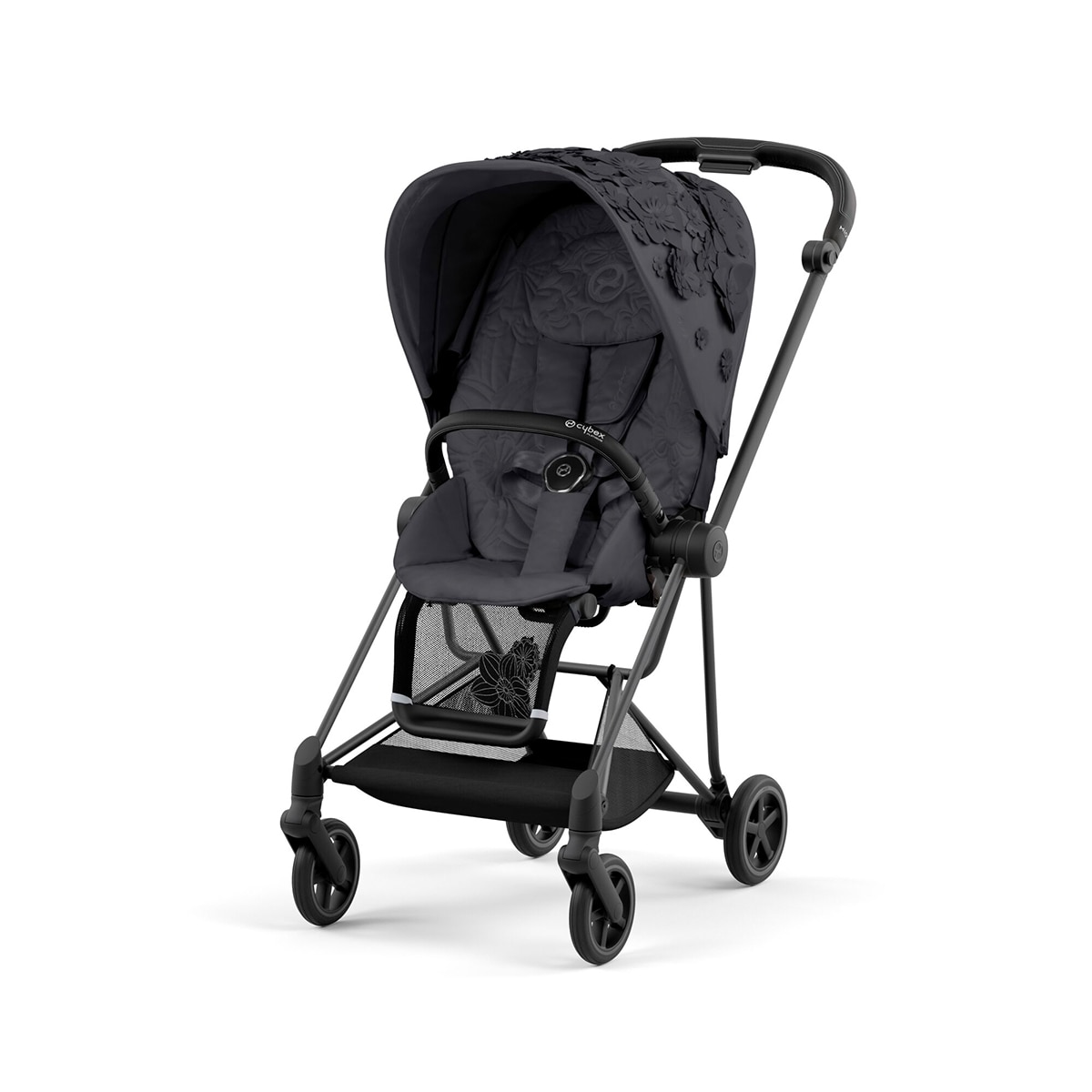 Tecidos para Assento Mios Seat Pack Simply Flowers Cinzento-escuro-2