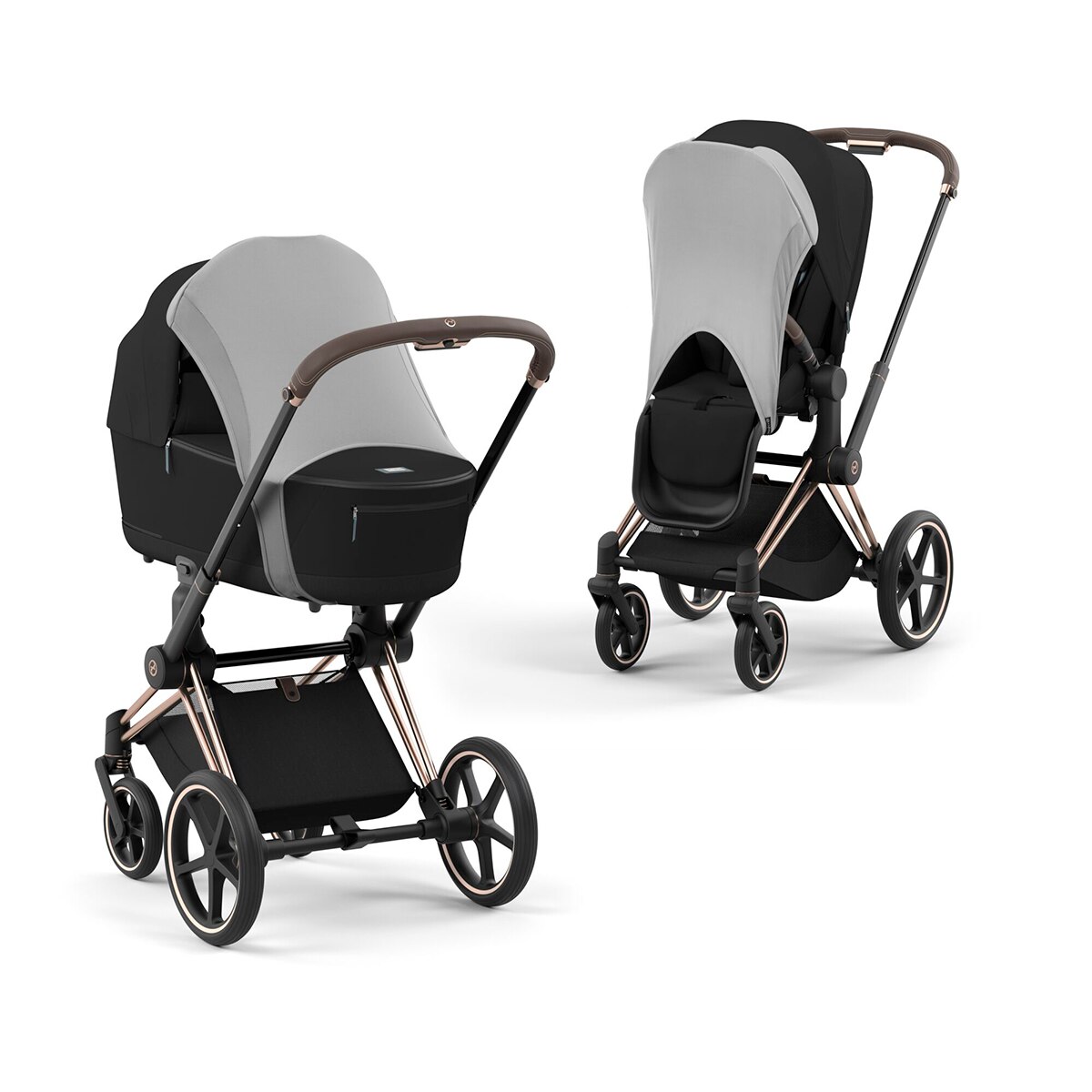 Visera solar de CYBEX para cochecitos y sillas de paseo - Gris Gris-7