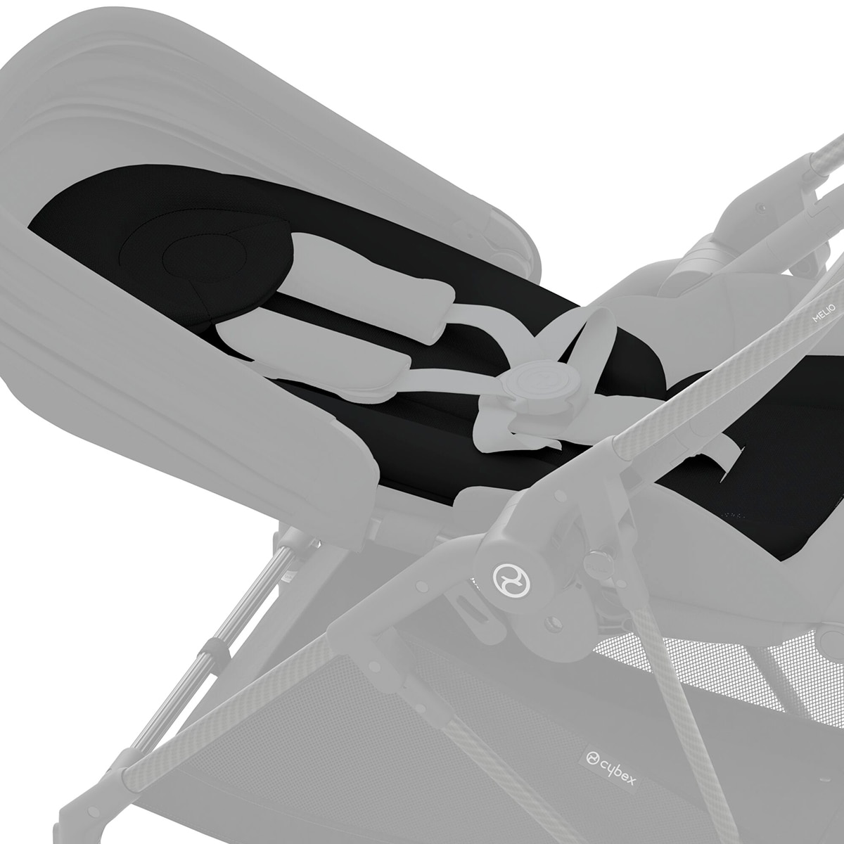 Reductor ergonómico de CYBEX para cochecitos y sillas de paseo - Negro Negro-5
